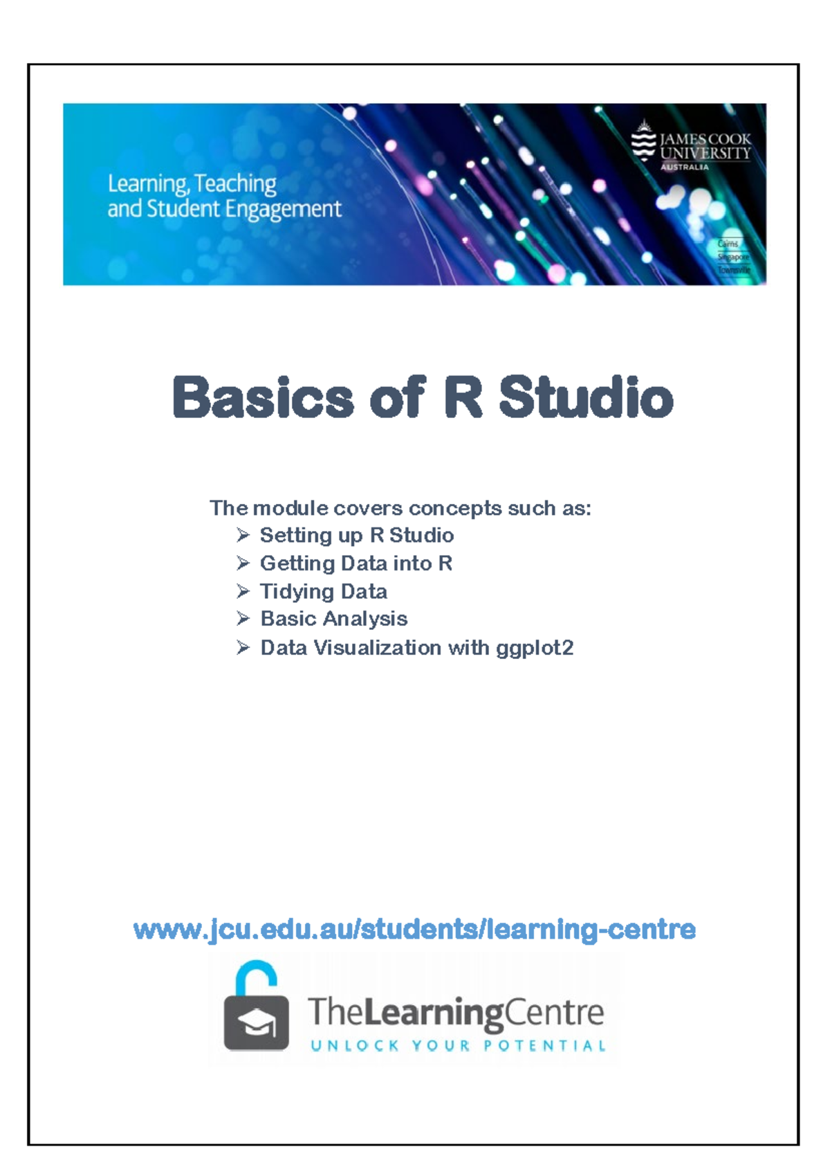 R-Studio Basics: An Introductory Handbook on Data Analysis Tools - Studocu