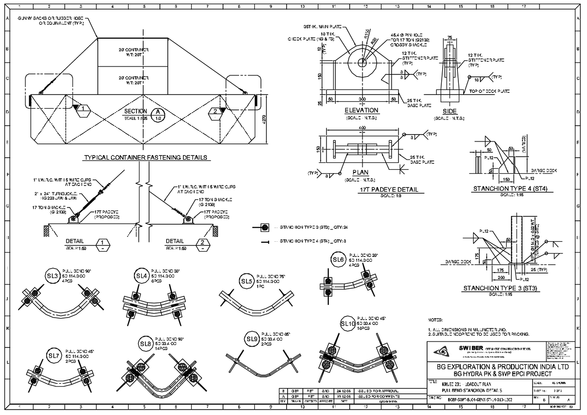 2nd Loadout Drawings for EPCI Project (Course Code: 470887751) - Studocu
