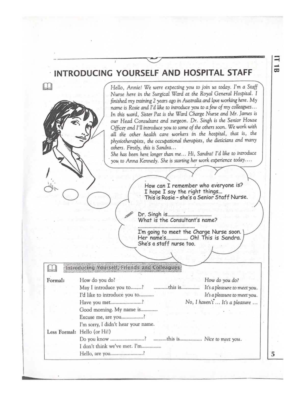 Introducing Yourself to Hospital Staff: Tips and Best Practices - Studocu
