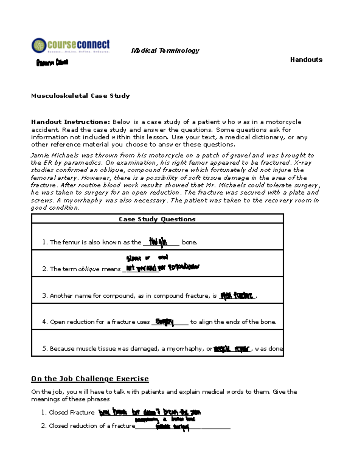 Assignment+2+Ortho+%26+Urology+Case+Studies - Medical Terminology ...
