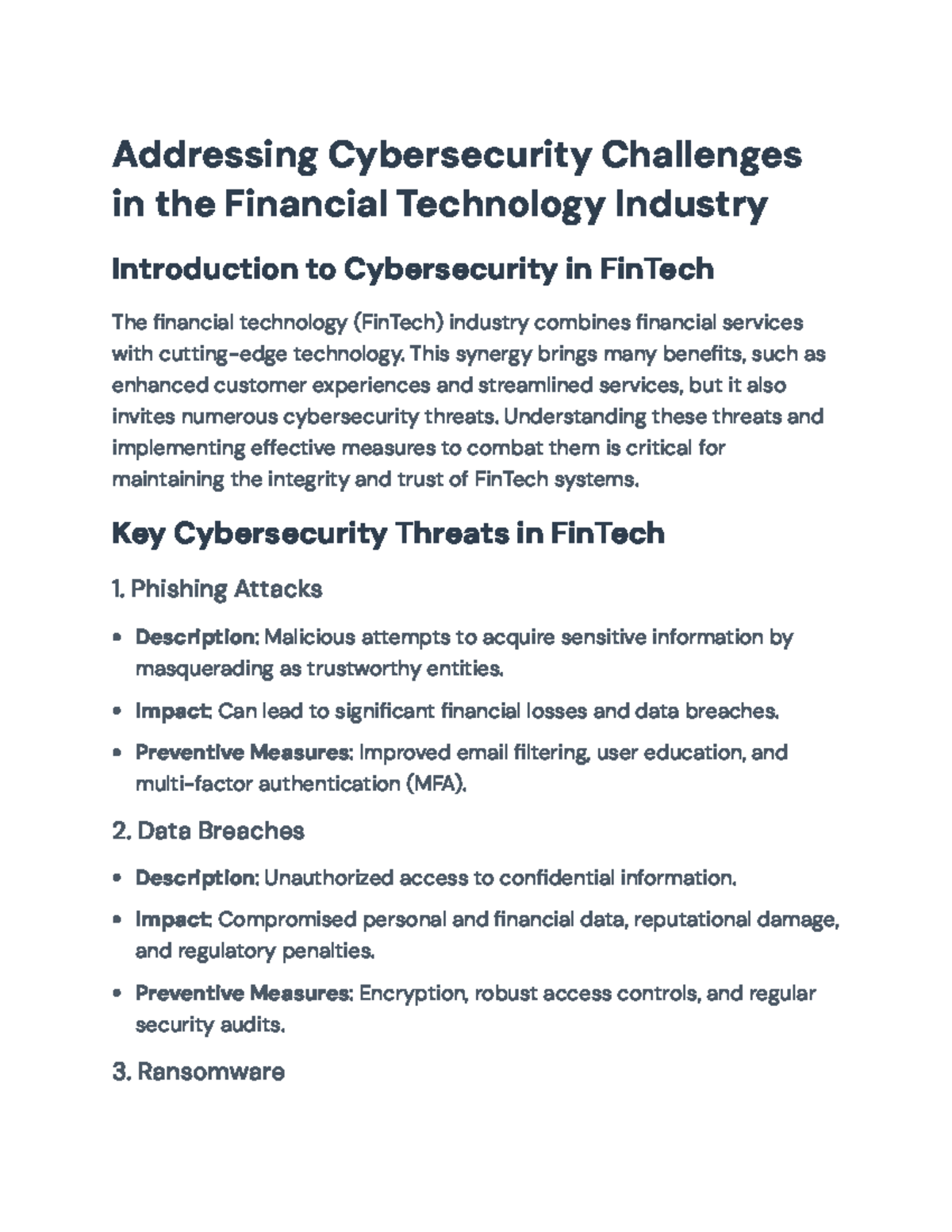 Cybersecurity in FinTech: Challenges and Best Practices Analysis ...