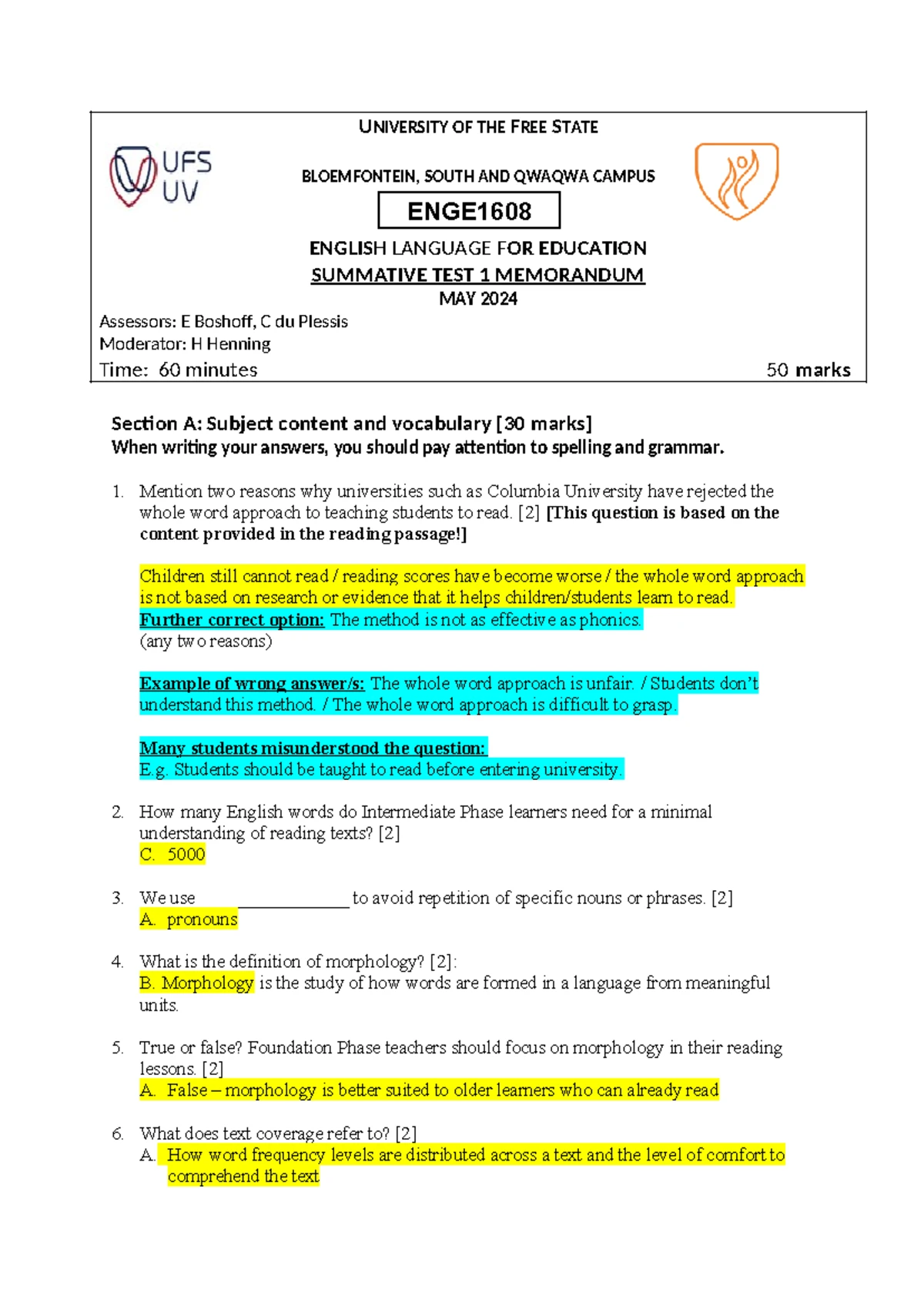 INER7411 Module Overview: Introduction to Education Research 2025 - Studocu