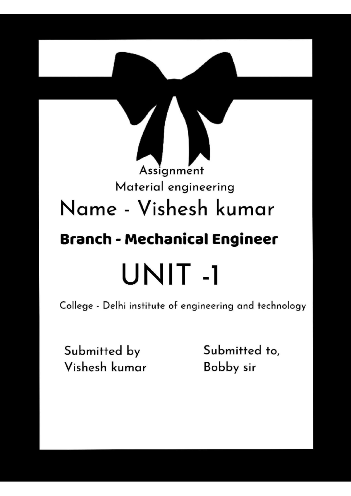 Material Engineering Important Questions - ME 101 Assignment - Studocu