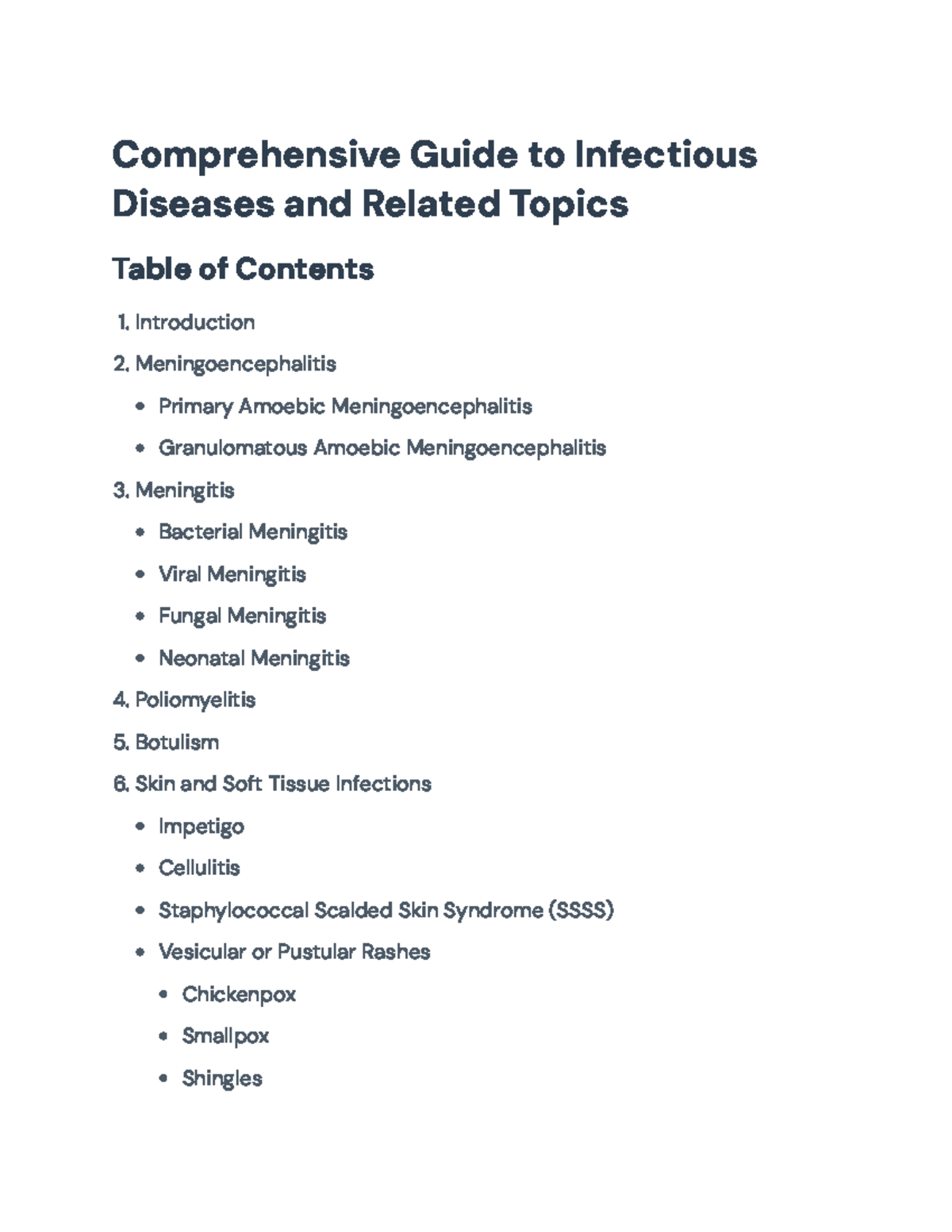 Comprehensive BIO101 Final Exam Notes on Infectious Diseases - Studocu
