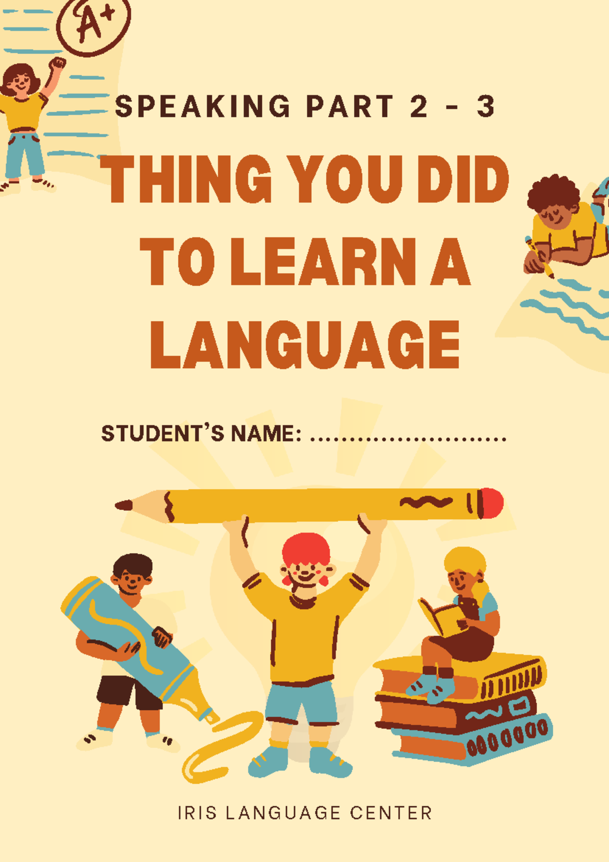 Thing-you-did-to-learn-a-language-done - THING YOU DID TO LEARN A ...