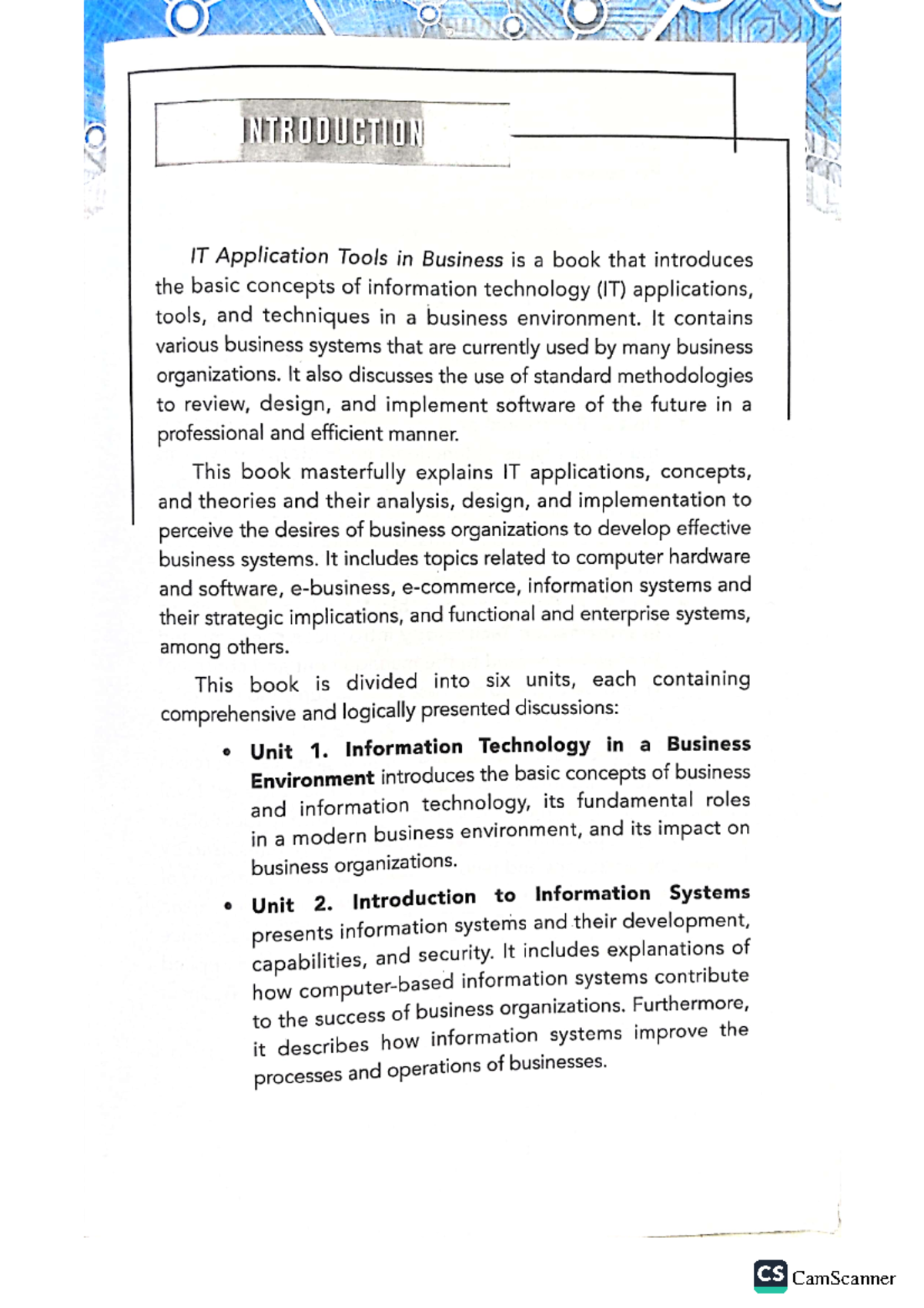 IT-Chapter-1 - Information Communication and Technology - Financial ...