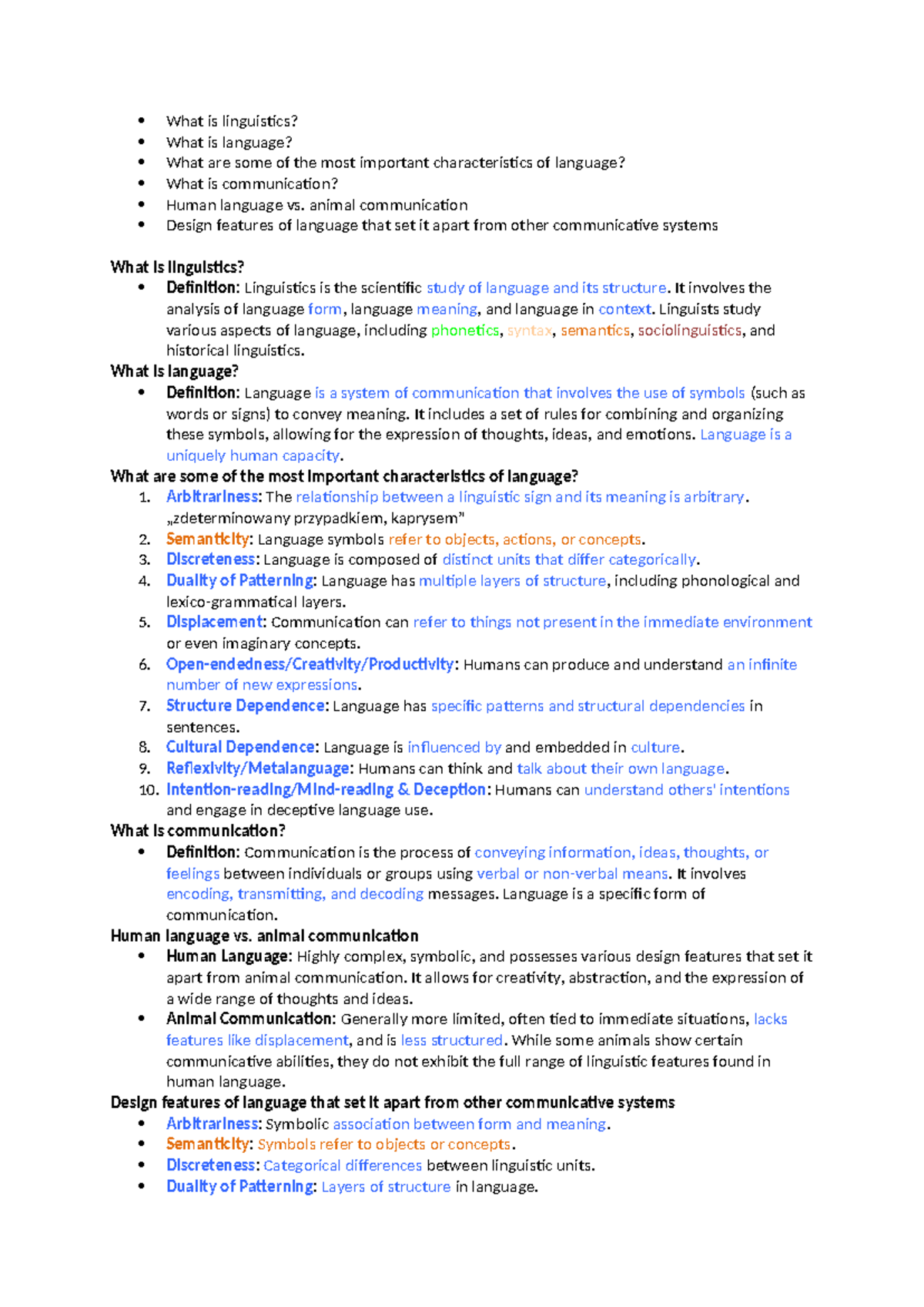 Before the EXAM LING 2023-2024: Key Concepts in General Linguistics ...