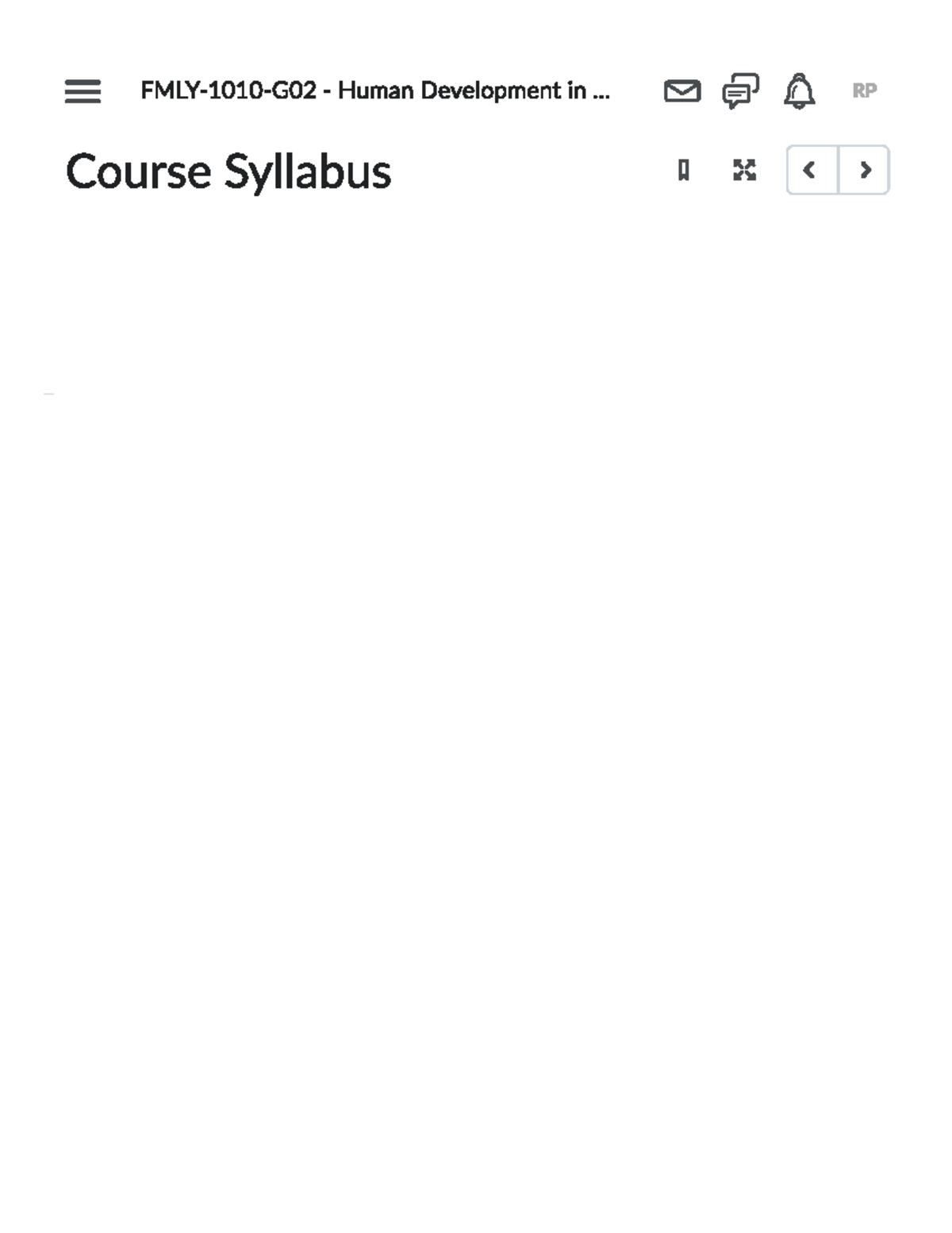 FMLY 1010 G02 Human Development Course Syllabus - Summer 2025 - Studocu