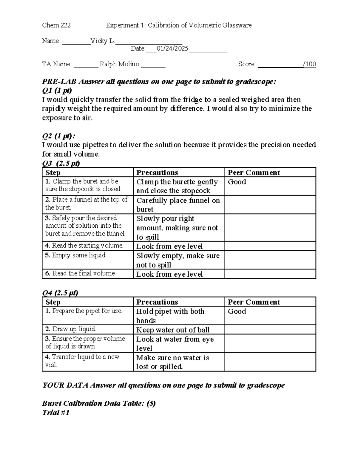 Exp 1 coversheet Fall 2022 - Name: Vicky L.___________ Date:01/24/2025 ...