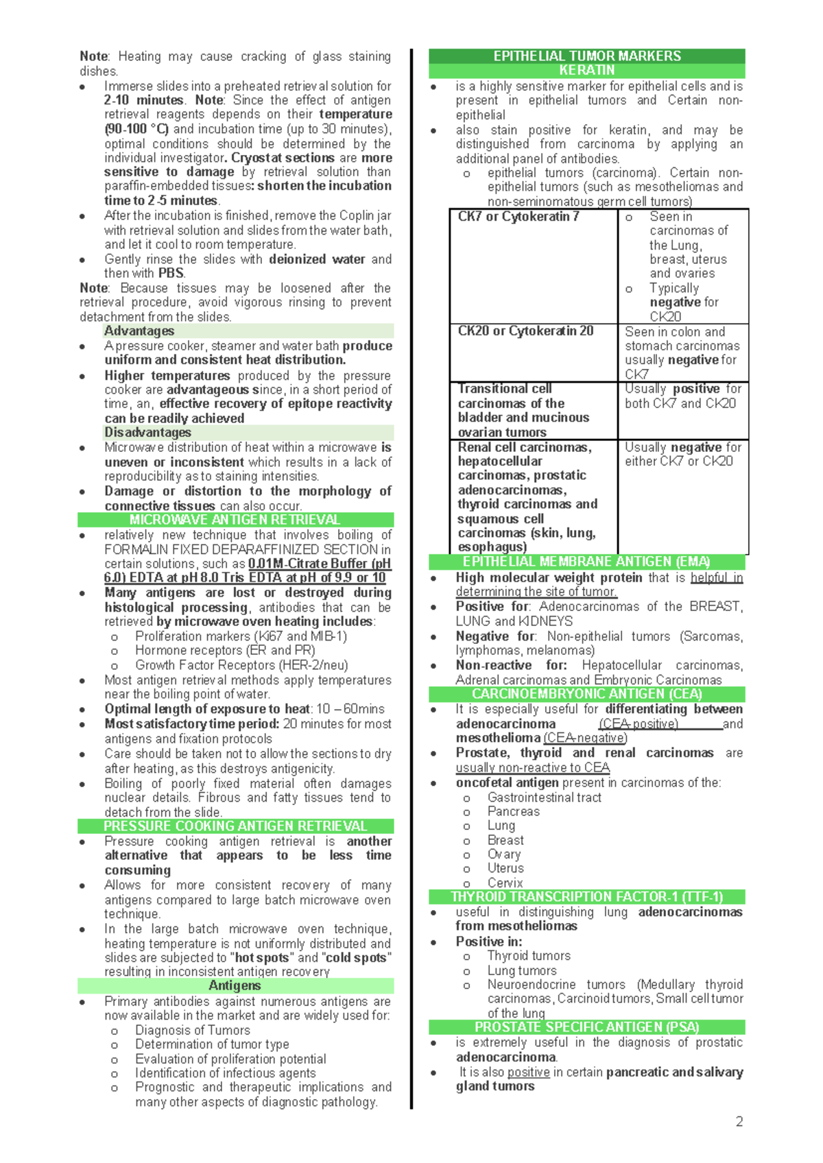 Immunohistochemistry Techniques: Lecture Notes for Course Code IHC101 ...