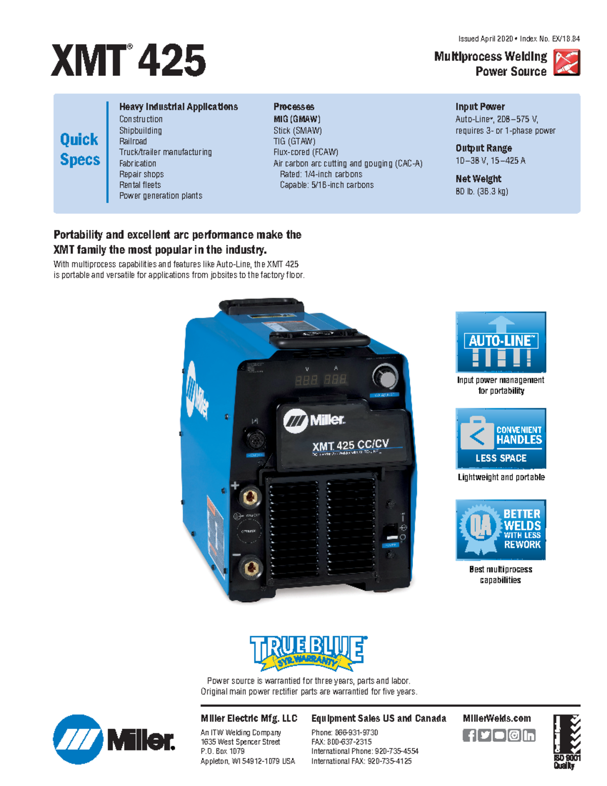 XMT 425 - Technical Specifications and Applications Overview - Studocu