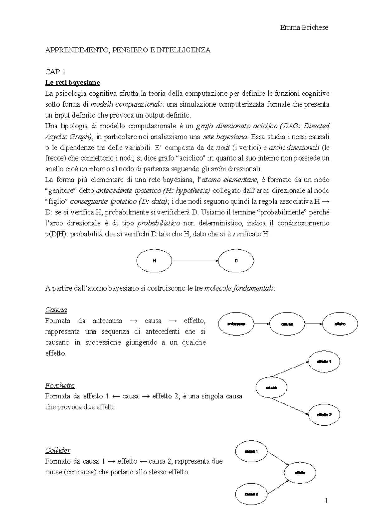 Apprendimento e Pensiero in Psicologia: AP C - Riflessioni e Teorie - Document Preview