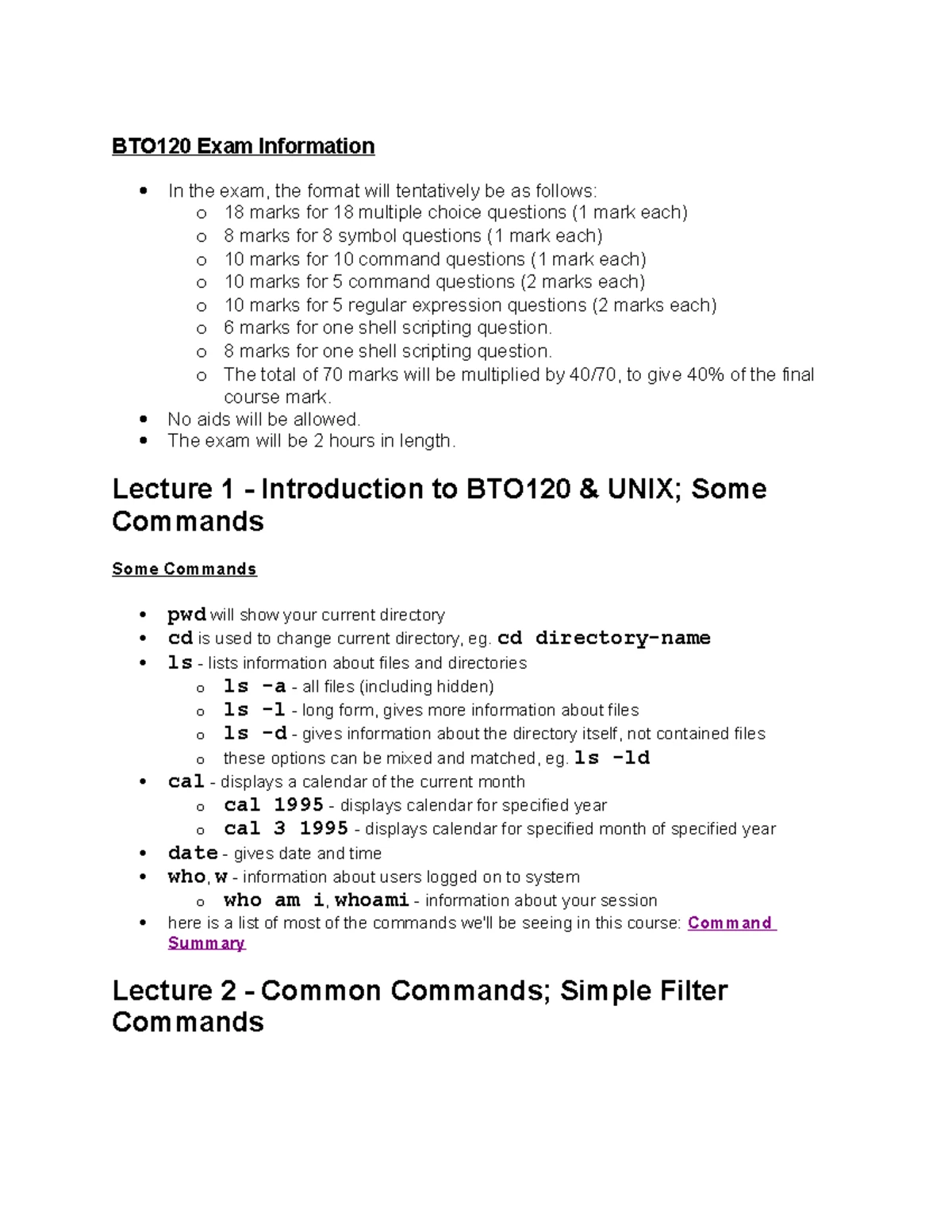 ULI101 Final Exam: Mastering Linux Redirection Commands Practice - Studocu