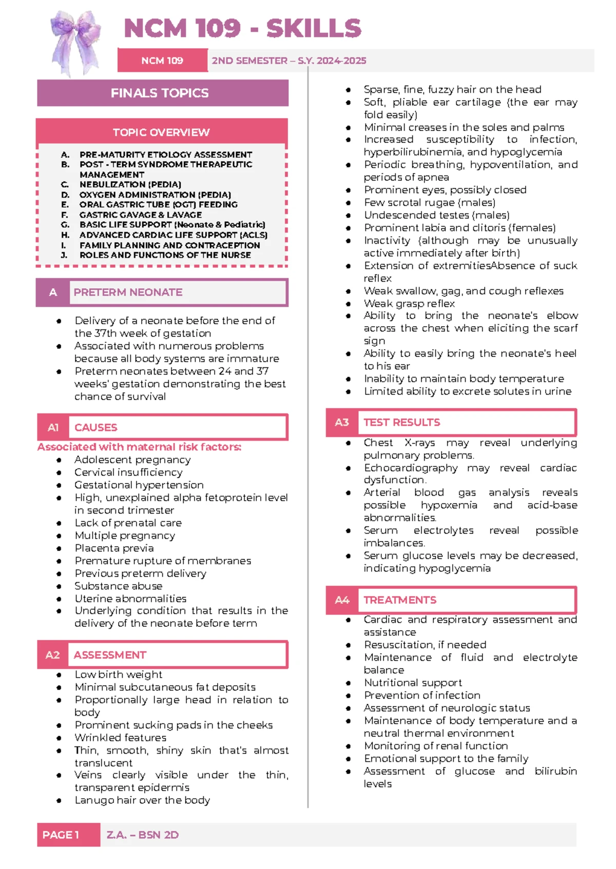 Final Exam IMCI - Lecture Notes on Childhood Illness Management - Studocu