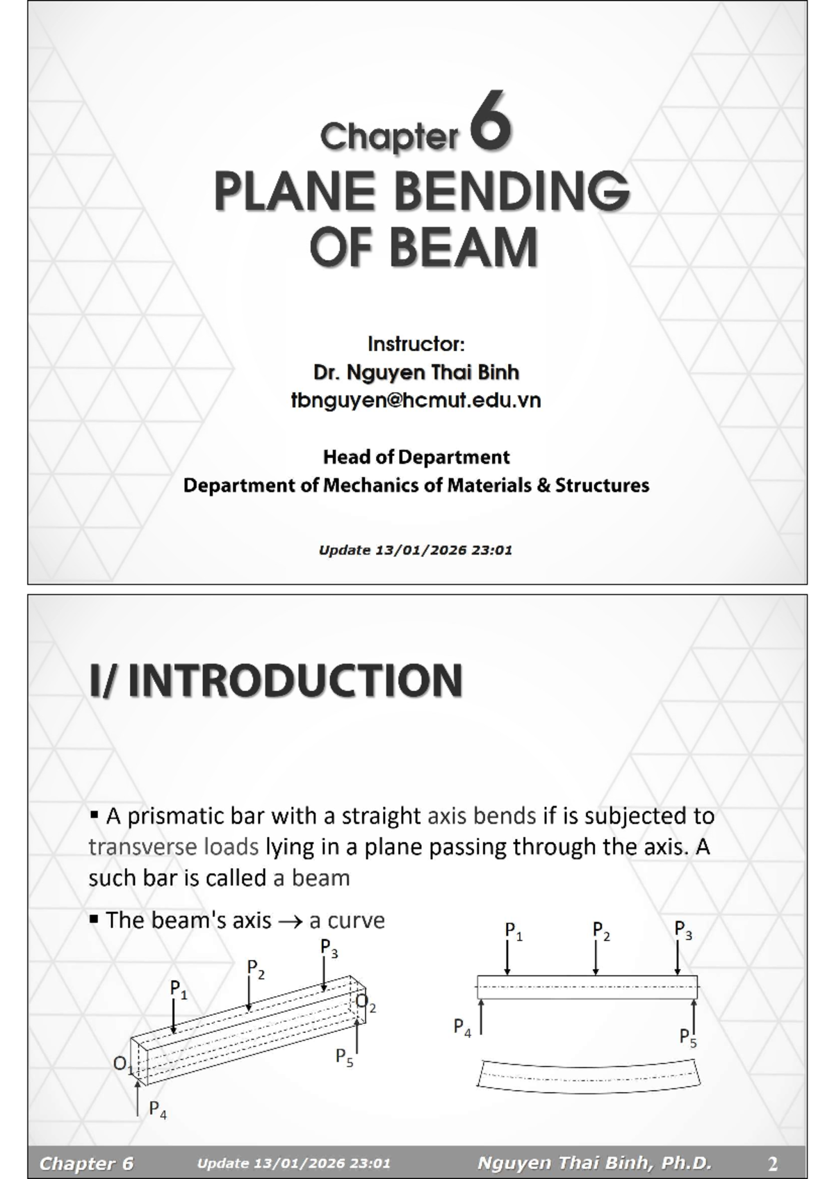 Chapter 6: Plane Bending of Beams - SBVL2007 Final Exam Notes - Studocu