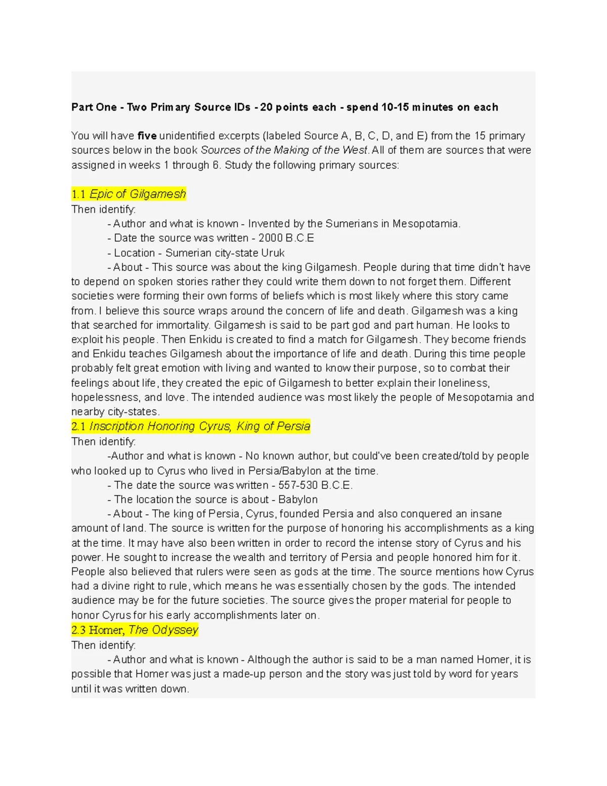 Western Civ Final Exam Study Guide - The Establishment of Roman ...