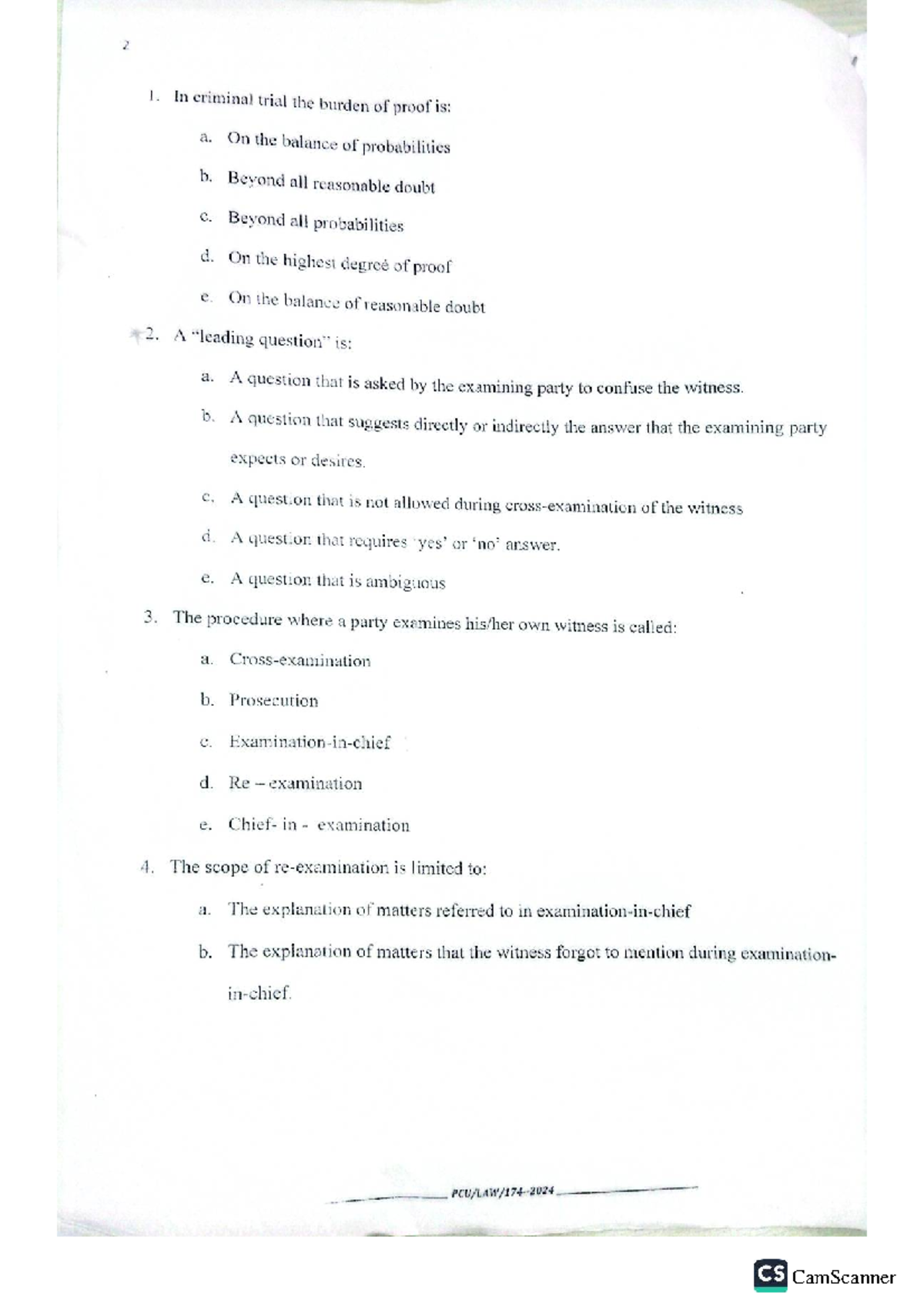 GLS 2023 Criminal Law Exam Review Notes - Studocu