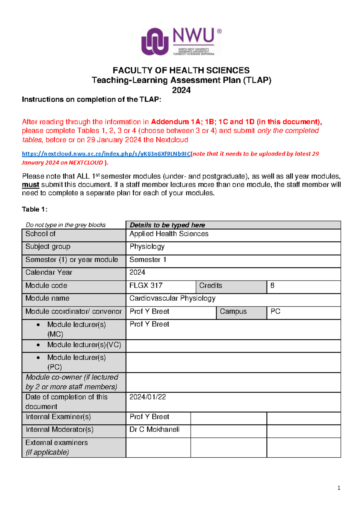 FLGX 317 2024 Teaching-Learning Assessment Plan (TLAP) Guide - Studocu