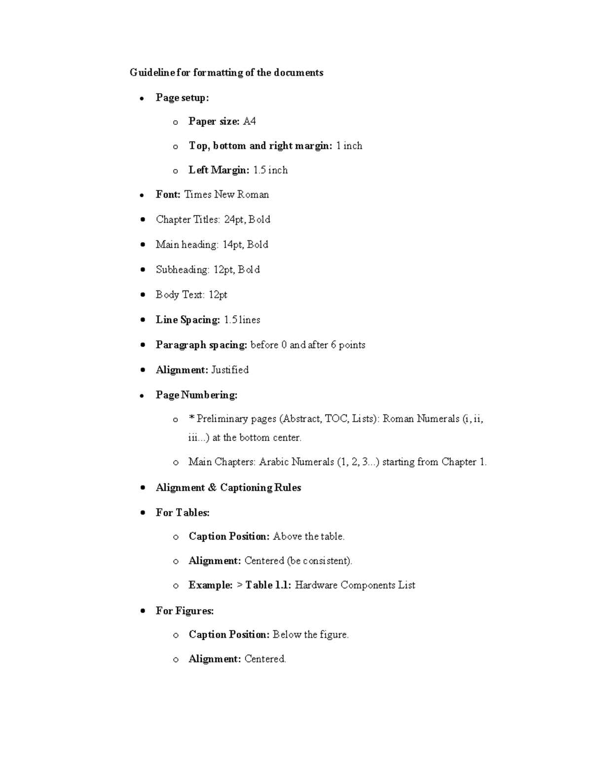 Guideline for Synopsis Preparation: Formatting Instructions - Studocu
