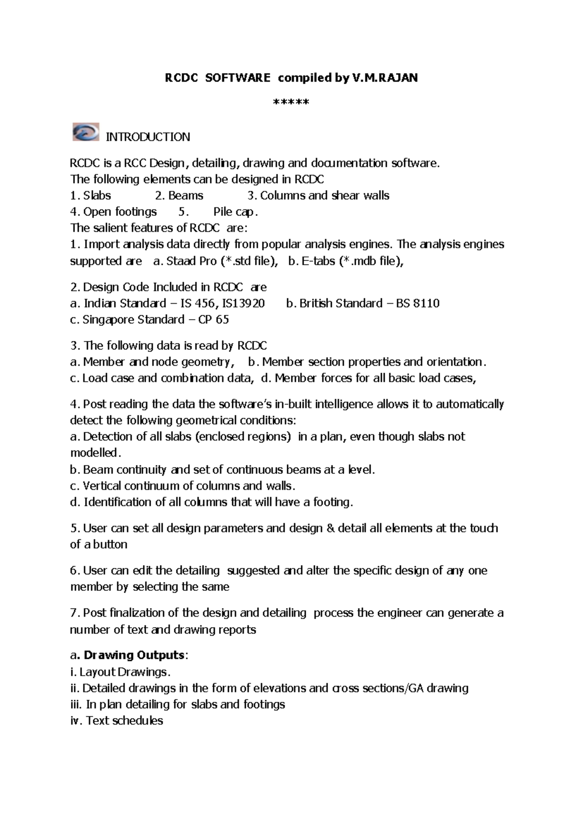 RCDC1 Notes - Software Overview & Detailing Guide for DDMATHS - Studocu