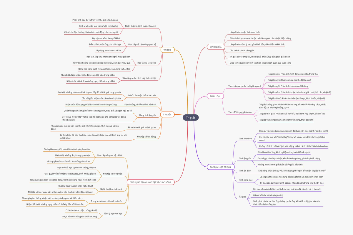 TRI GIÁC - Mindmap về Nhận Thức và Hành Vi trong Cuộc Sống - Studocu