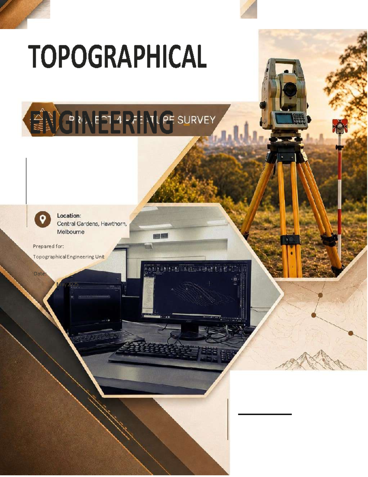 Topographical Engineering Feature Survey Report (ENG 105) - Studocu
