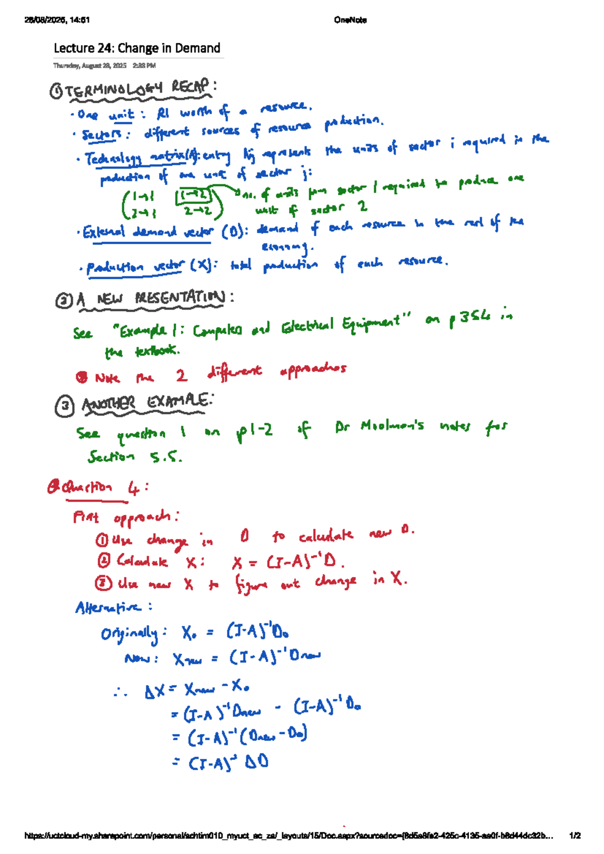 Lecture 24: Change in Demand Overview (Course Code: 14:51) - Studocu