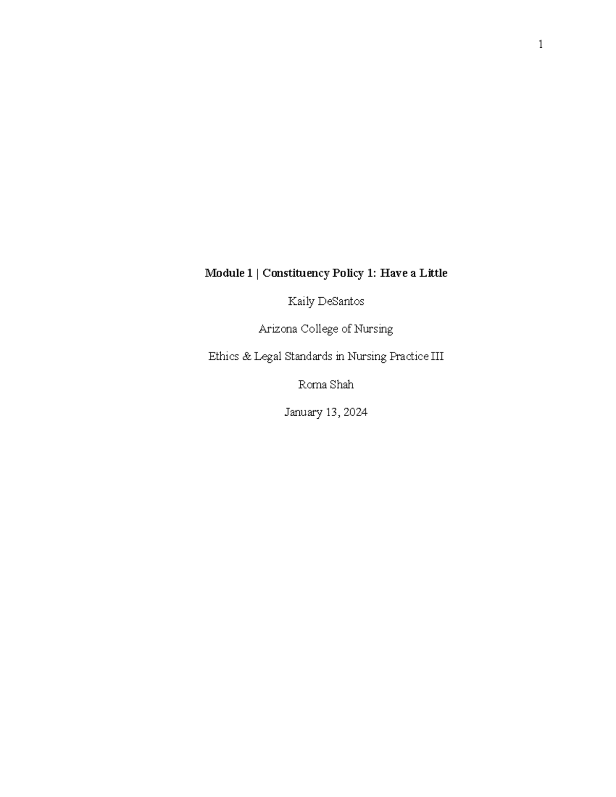 Module 1: Constituency Policy 1 - Addressing Resident Concerns in ...