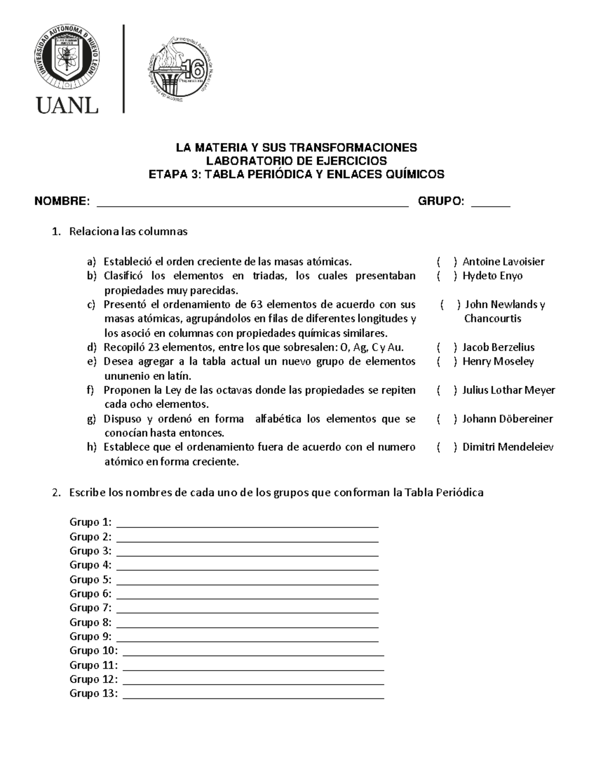 LMy T Laboratorio DE Ejercicios Etapa 3 - LA MATERIA Y SUS ...