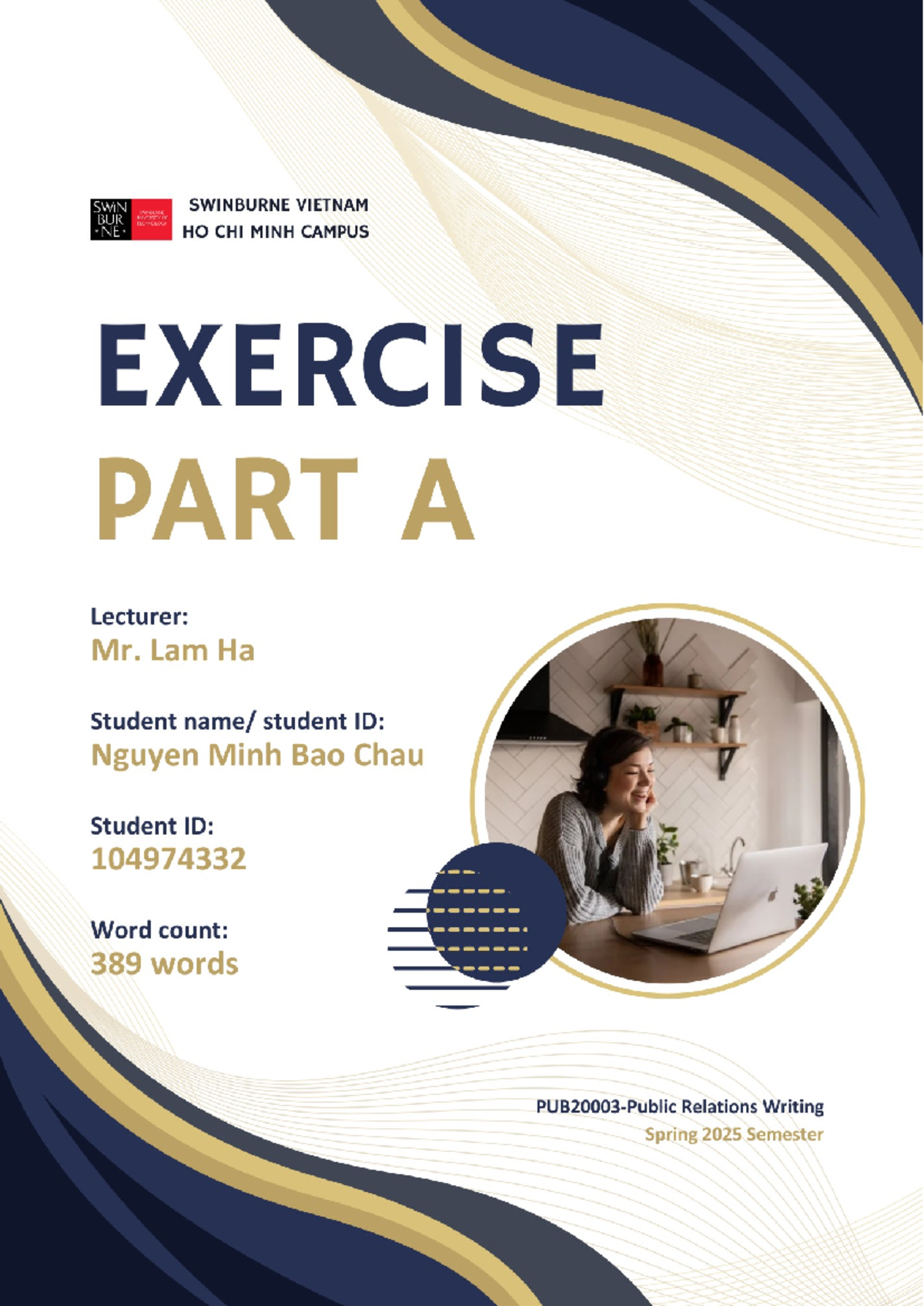 PR Writing Strategies and Practices - Exercise Part 1 - Studocu