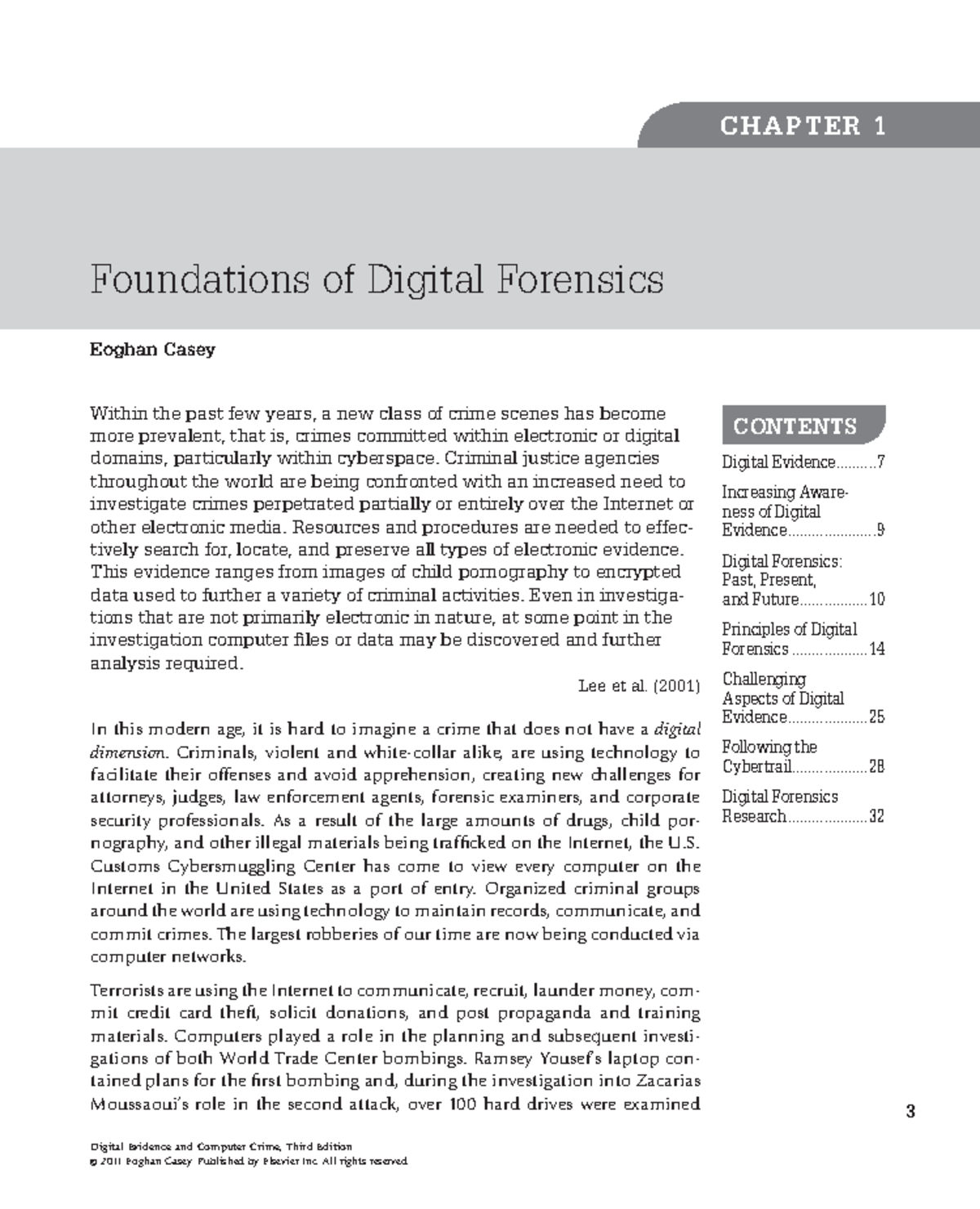 Foundations of Digital Evidence in Digital Forensics - Topic 1 - Studocu