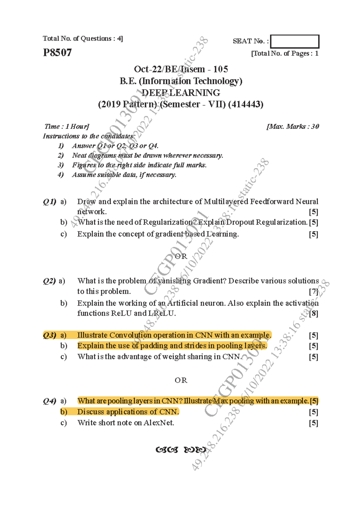 DL P8507 C 8.2 Insem 2022: Deep Learning Concepts & CNN Applications ...