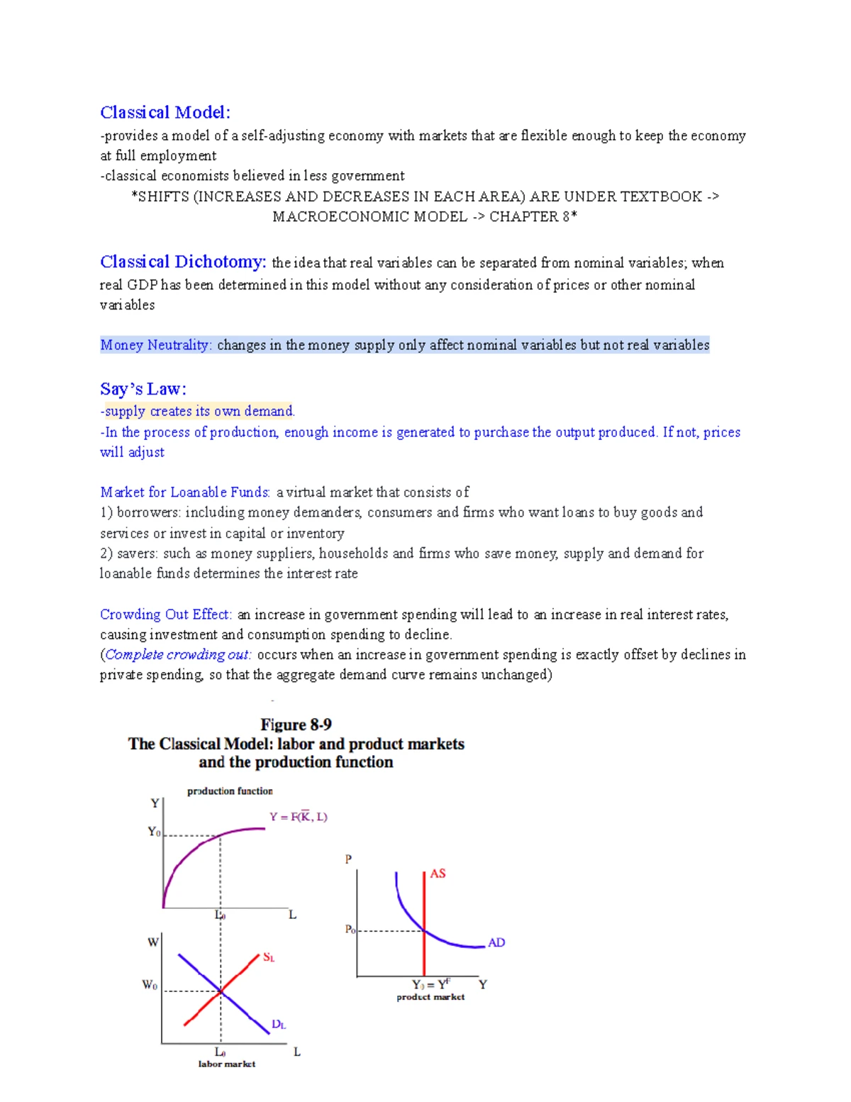 Macroeconomics 162 Lecture Notes - Midterm 2 & Final Review Guide - Studocu