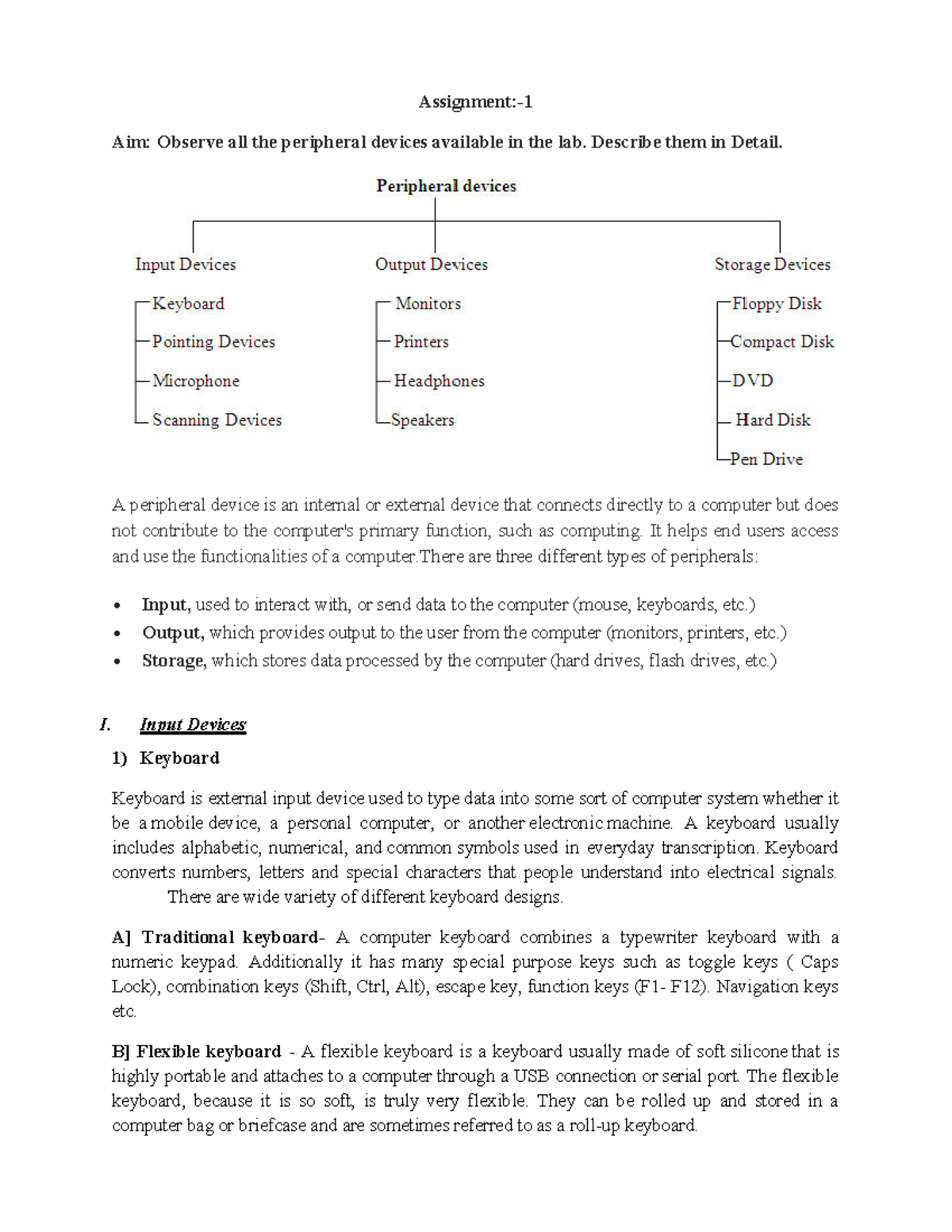 Computer Workshop: Overview of Peripheral Devices and Their Functions ...