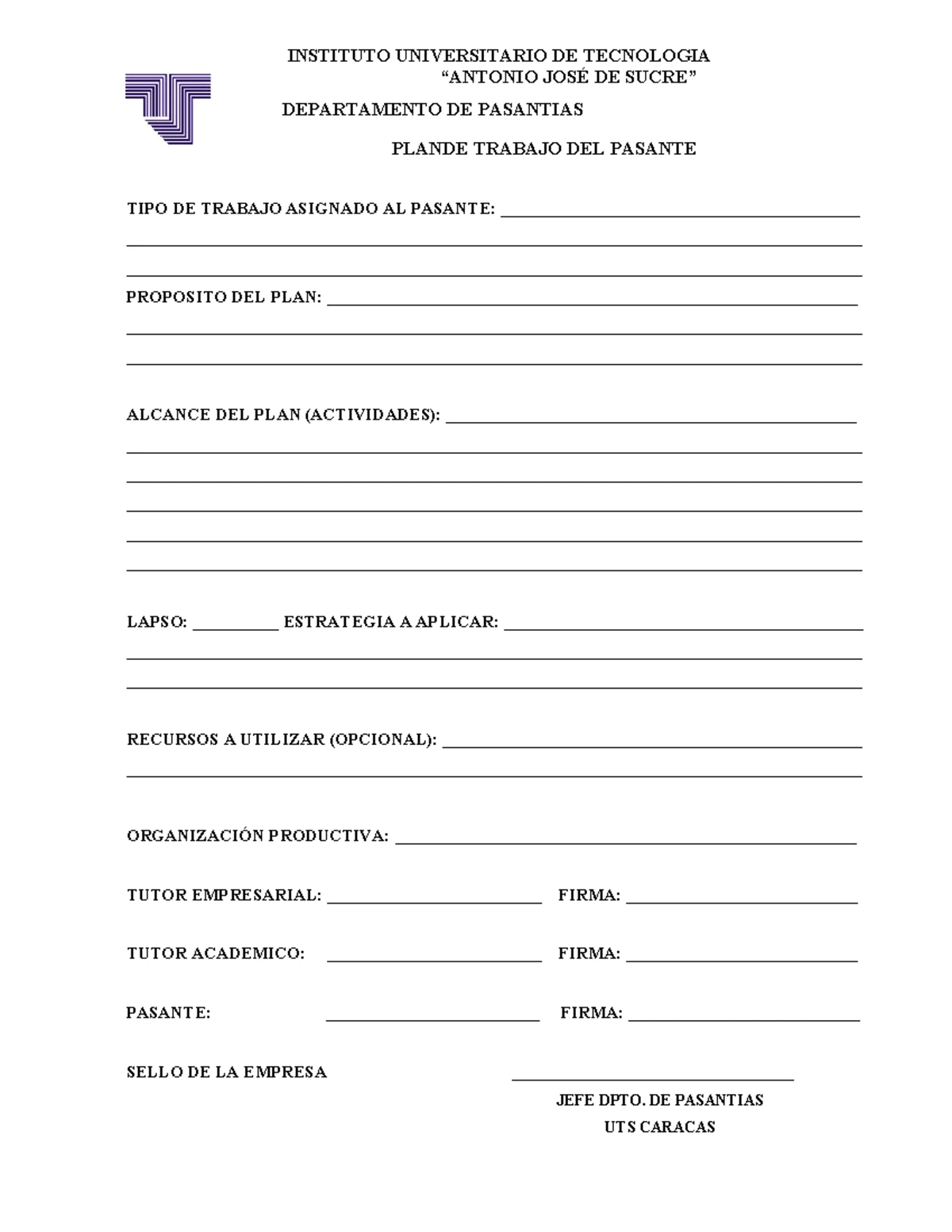 Modelo de Carta de Culminación de Pasantías - 12 - Studocu