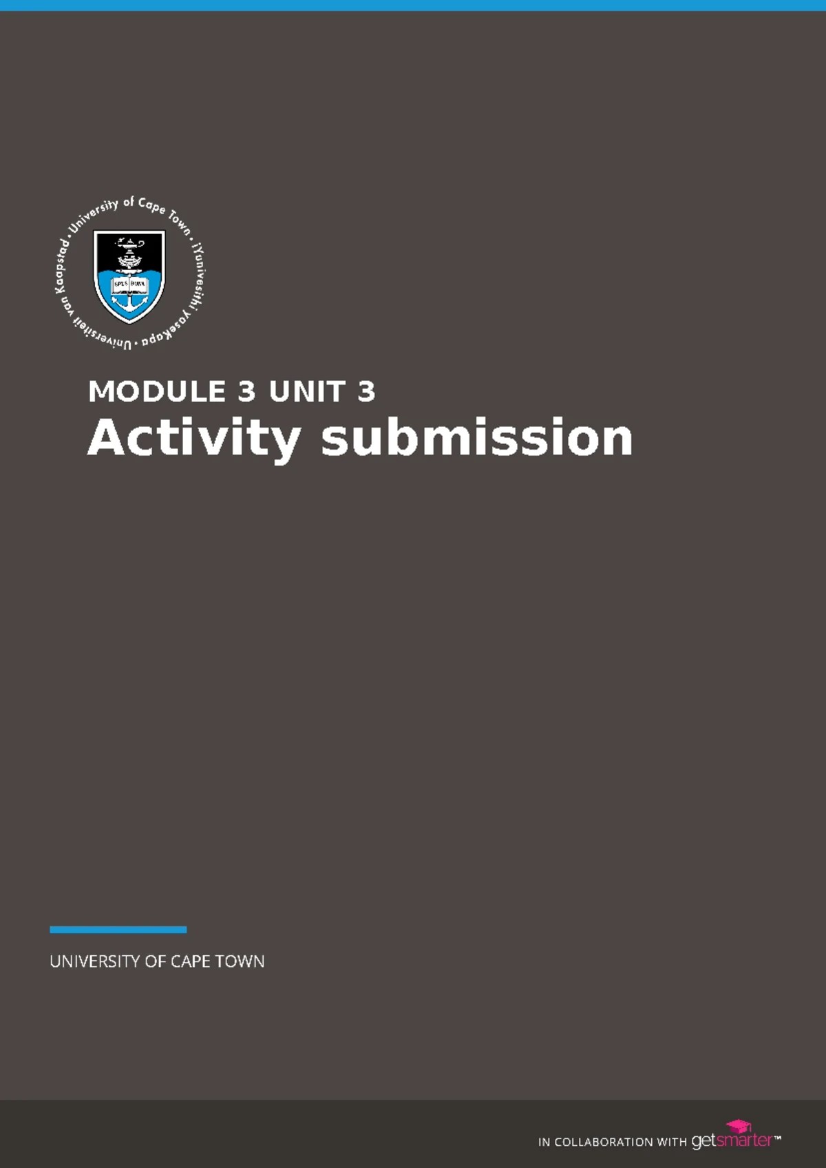 Compliance Management - MODULE 8 UNIT 3 Activity submission Learning ...