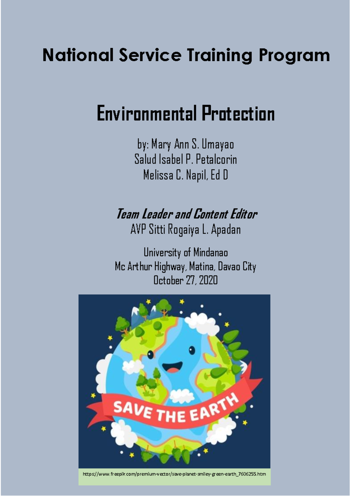 Module 4: Comprehensive Overview of Environmental Protection - Studocu