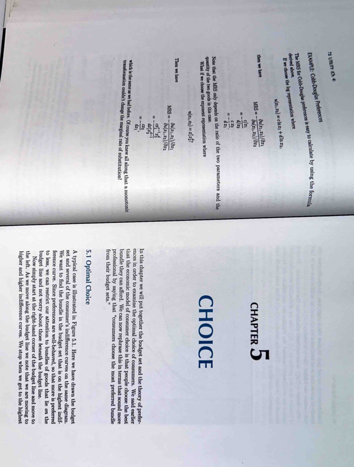 Microeconomics 2 - Chapter 5: Optimal Consumer Choice Analysis - Studocu