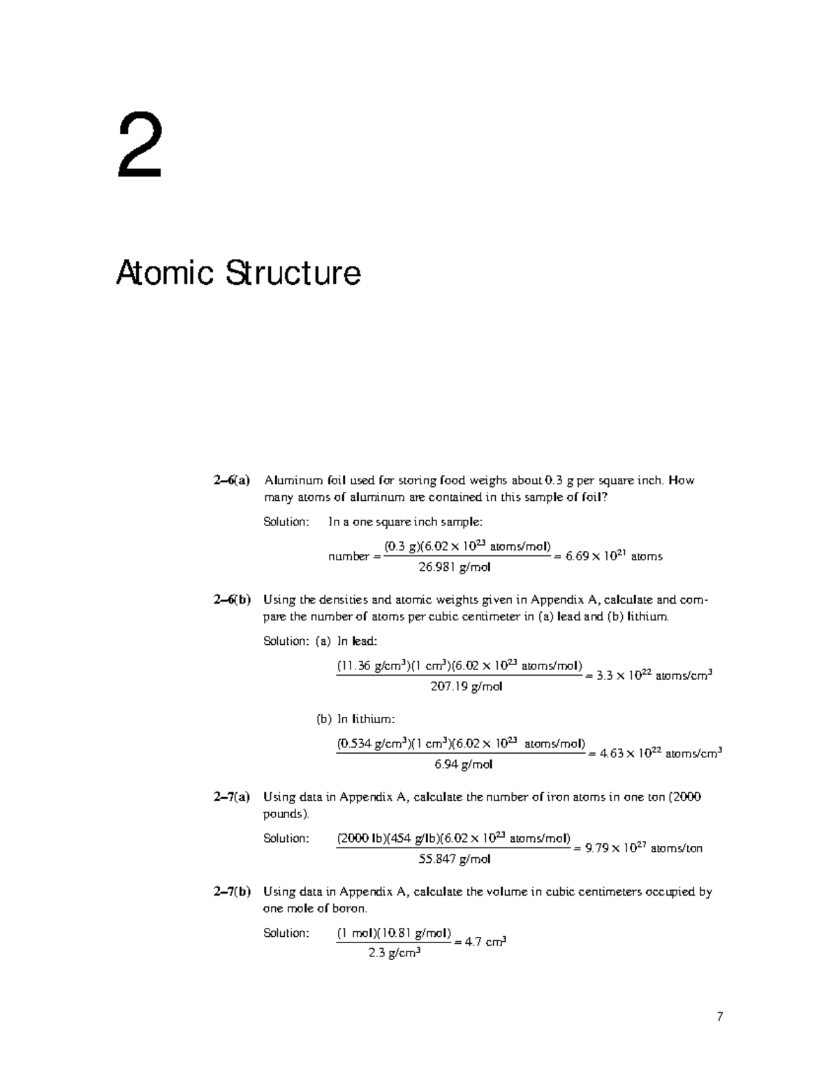 Fundamentals of Materials Science and Engineering: Chapter 2 Overview ...
