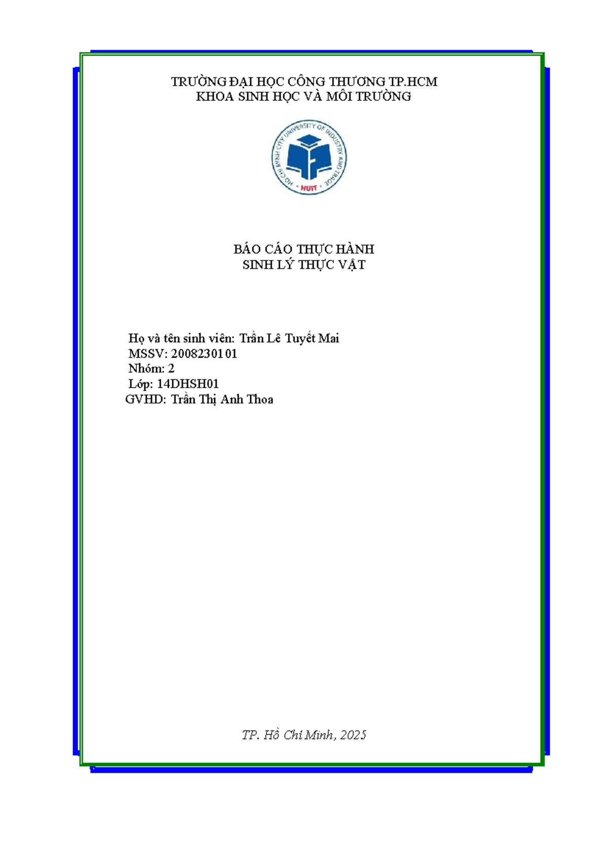 THÍ NGHIỆM ĐO ĐỘ NHỚT NGUYÊN SINH CHẤT BẰNG PHƯƠNG PHÁP CO NGUYÊN SINH THỜI GIAN