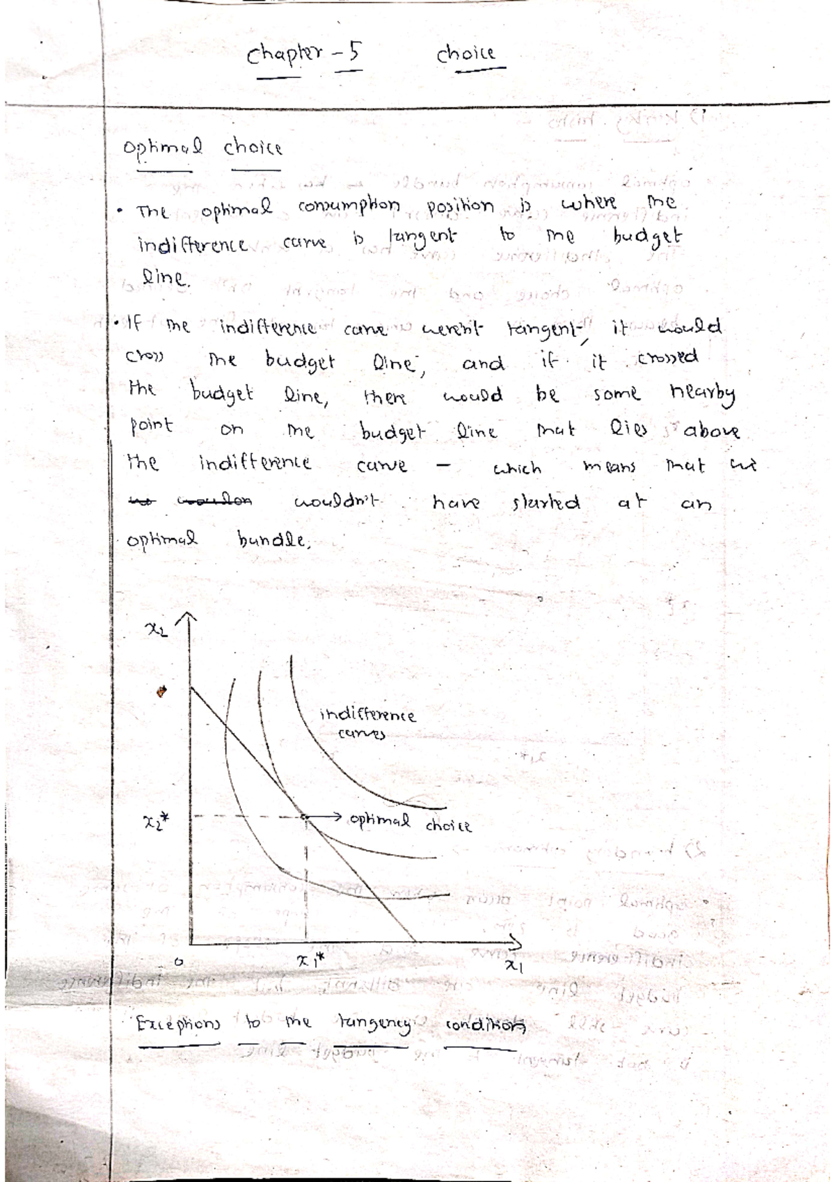 Semester 2 - Intermediate microeconomics - chapter choice optimal ...