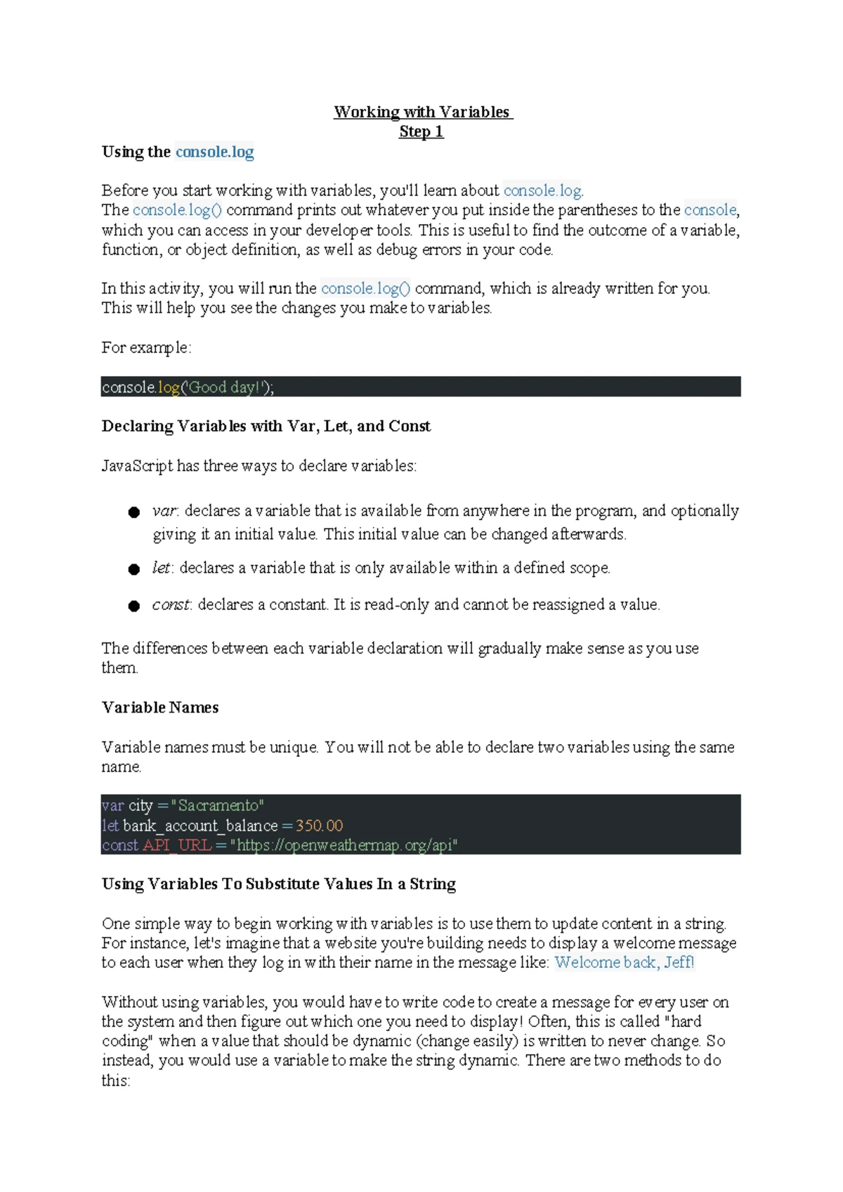 JavaScript Arrays: Understanding Data Structures and Accessing Values ...