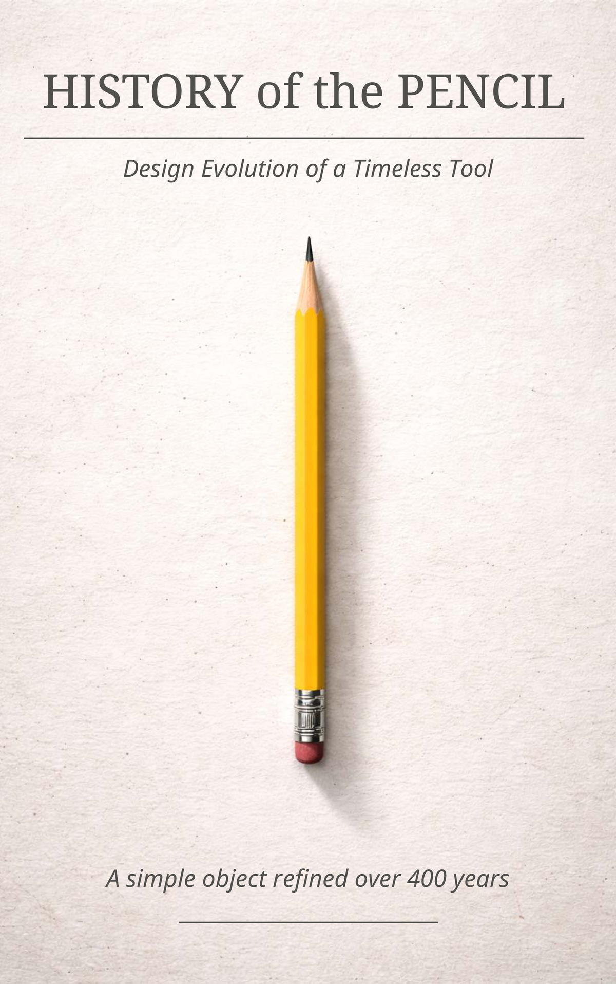 HIST 101: Evolution of the Pencil - A 400-Year Journey - Studocu