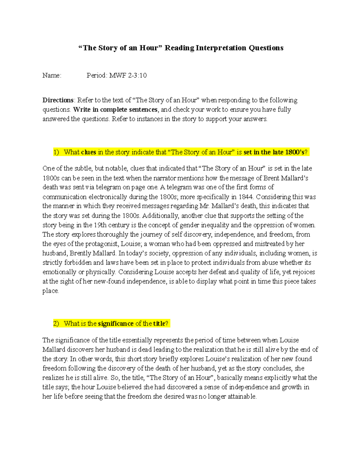 eng-101-the-story-of-an-hour-reading-interpretation-questions