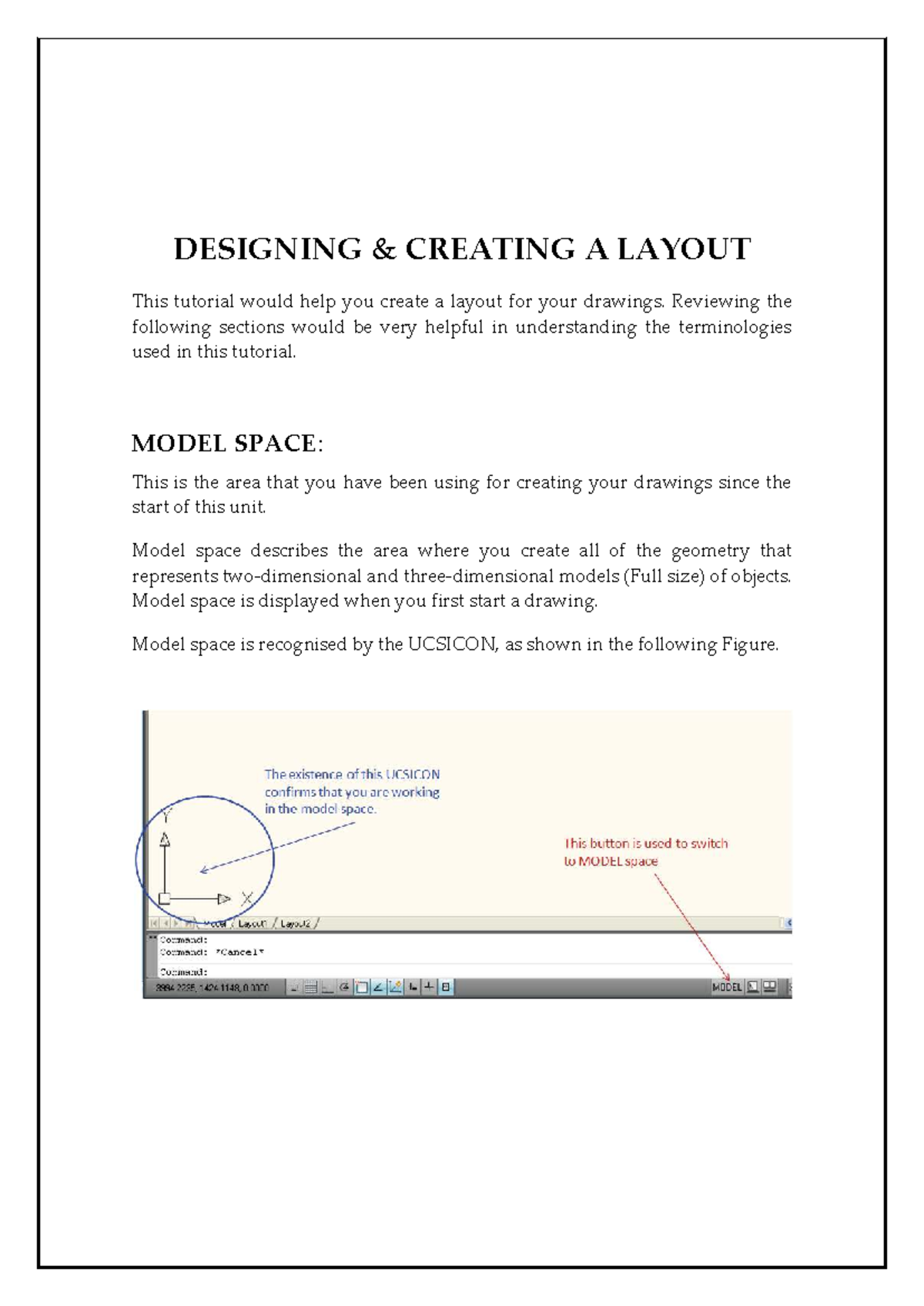 308809 ENGINEERING GRAPHICS 232: Title Block & Layout Tutorial - Studocu