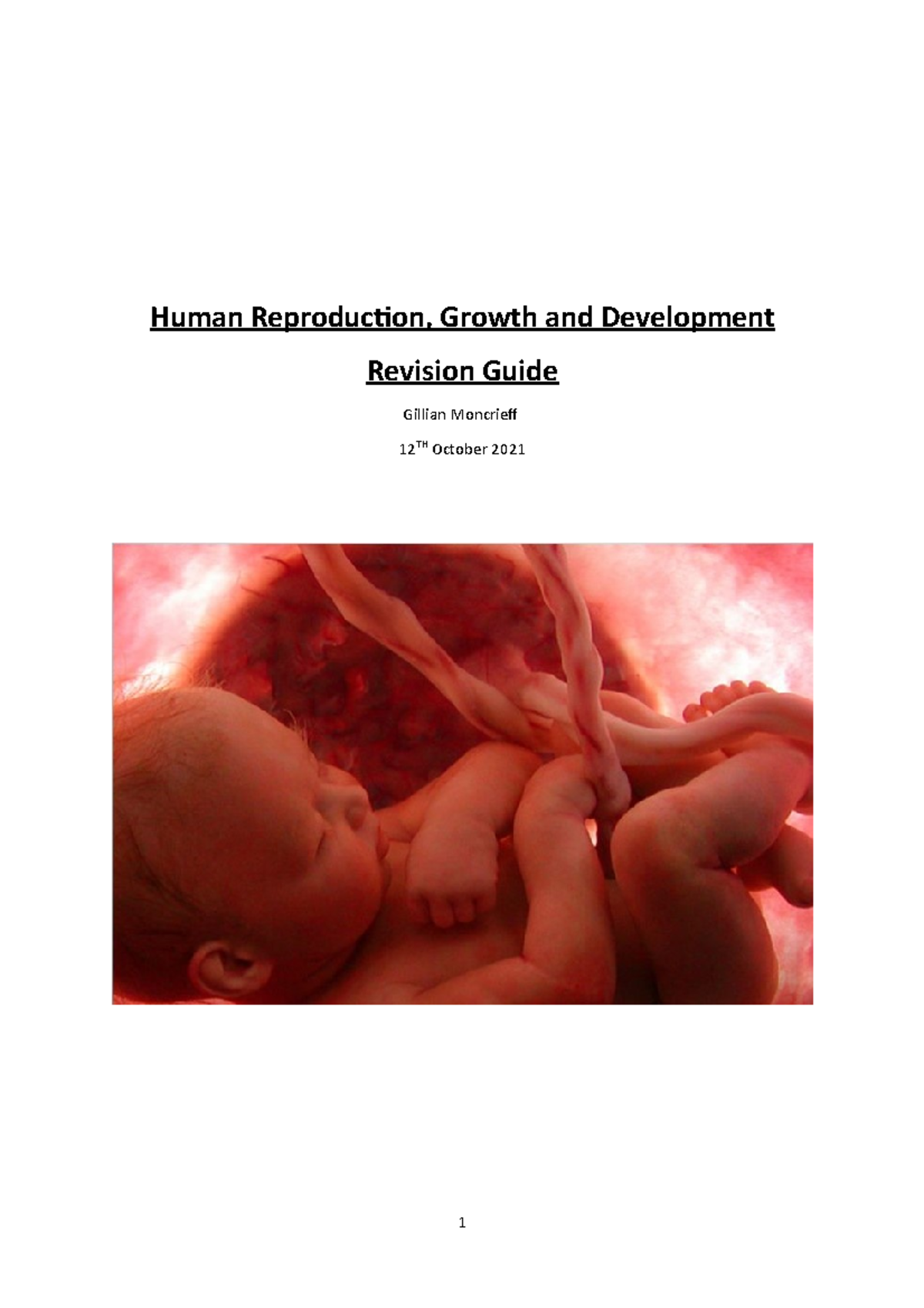 Assignment 7 Human Reproduction, Growth ad Development revision Guide ...