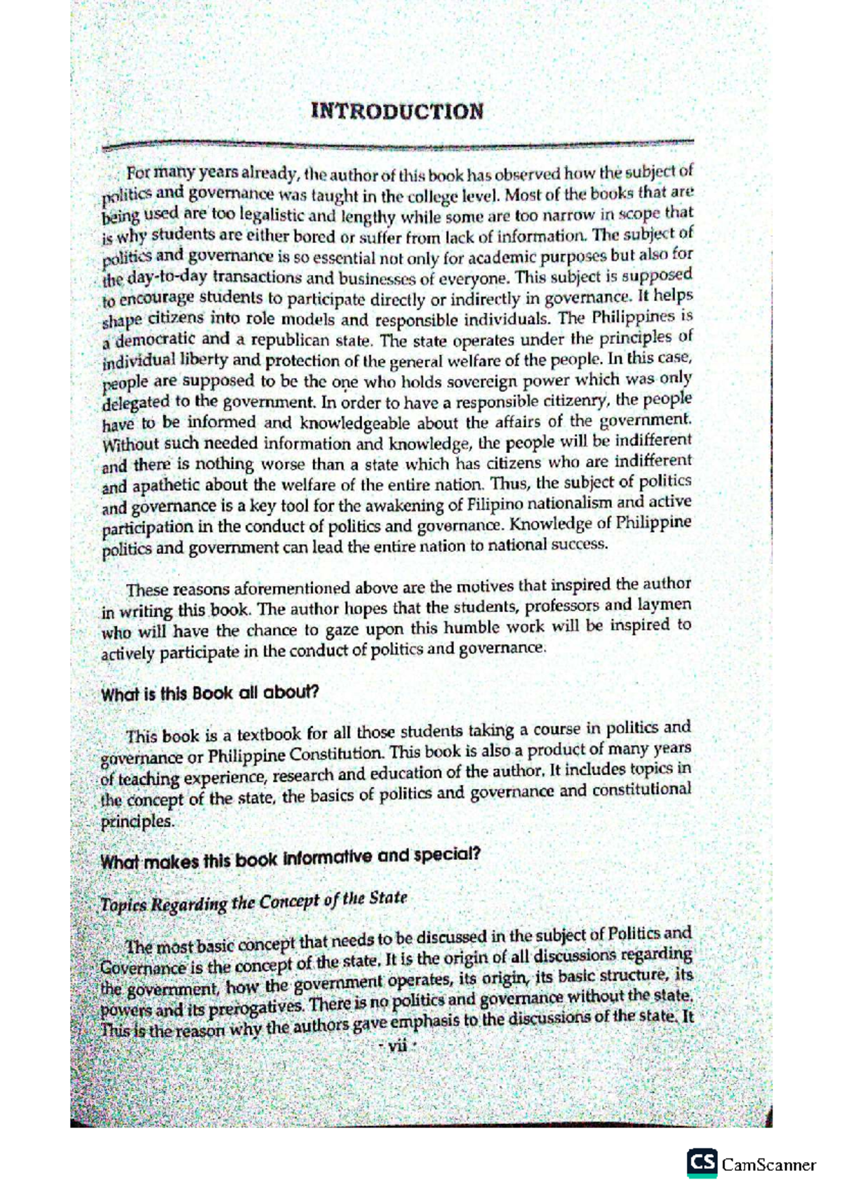 CS 101: Introduction to Politics and Governance - A Comprehensive ...