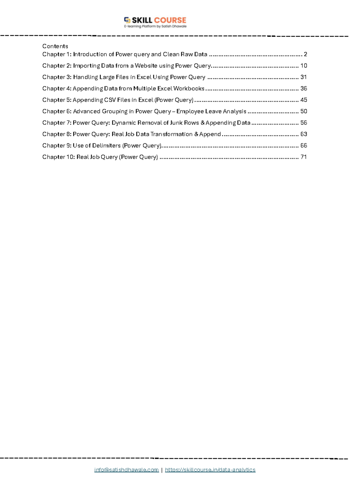 Power Query Notes SD87: Comprehensive Guide to Data Cleaning and ...