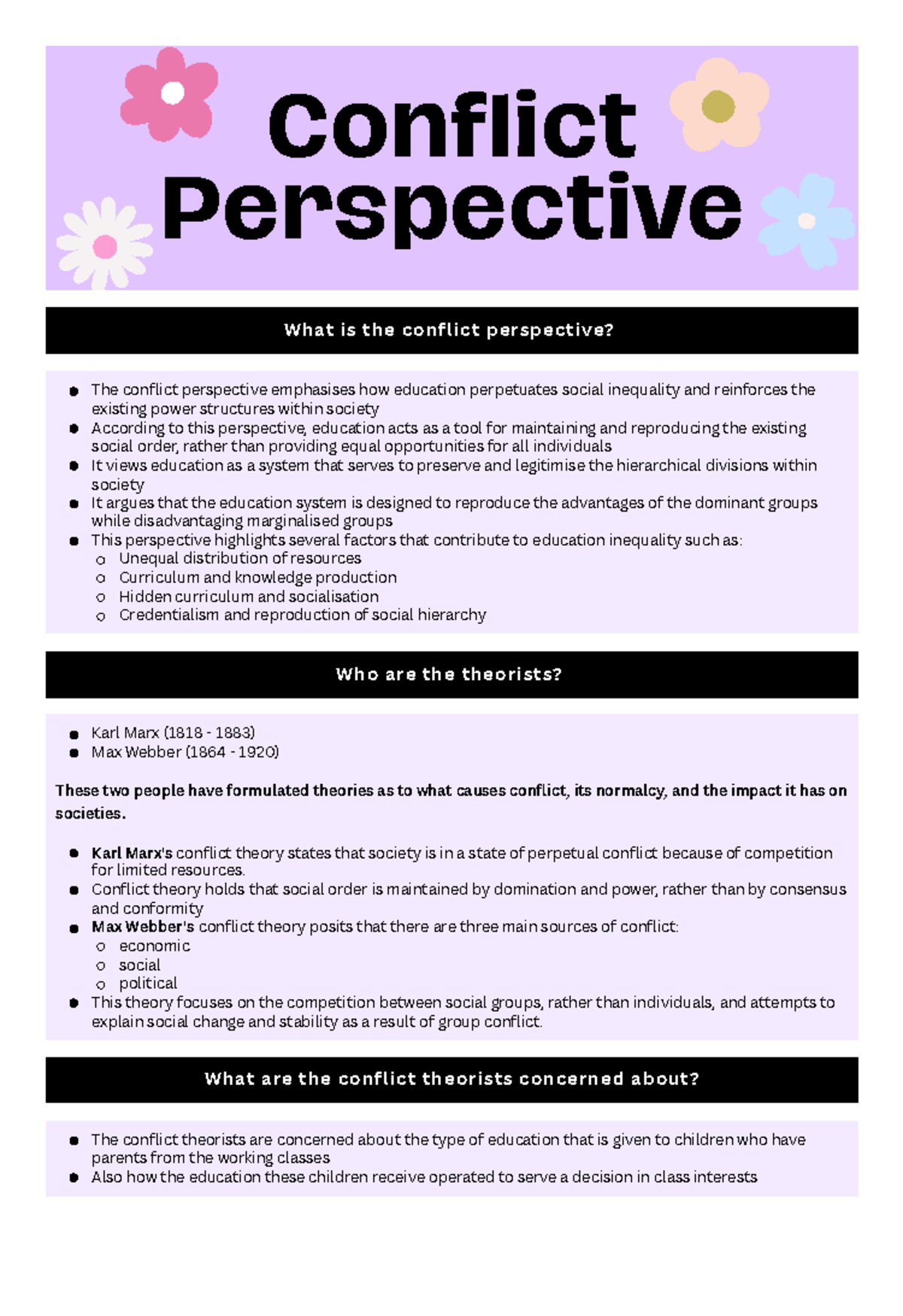 Conflict Perspective: Understanding Education Inequality and Power ...