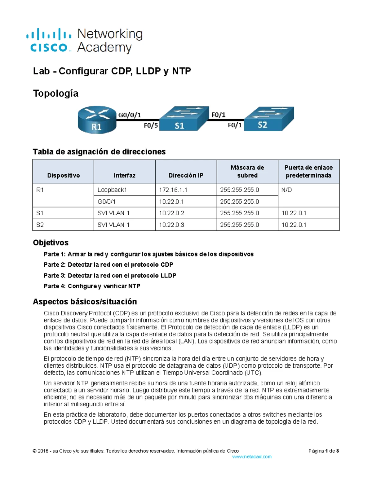 Requisitos para el Segundo Parcial CCNA3 Lab: Configuración de VLANs y ...